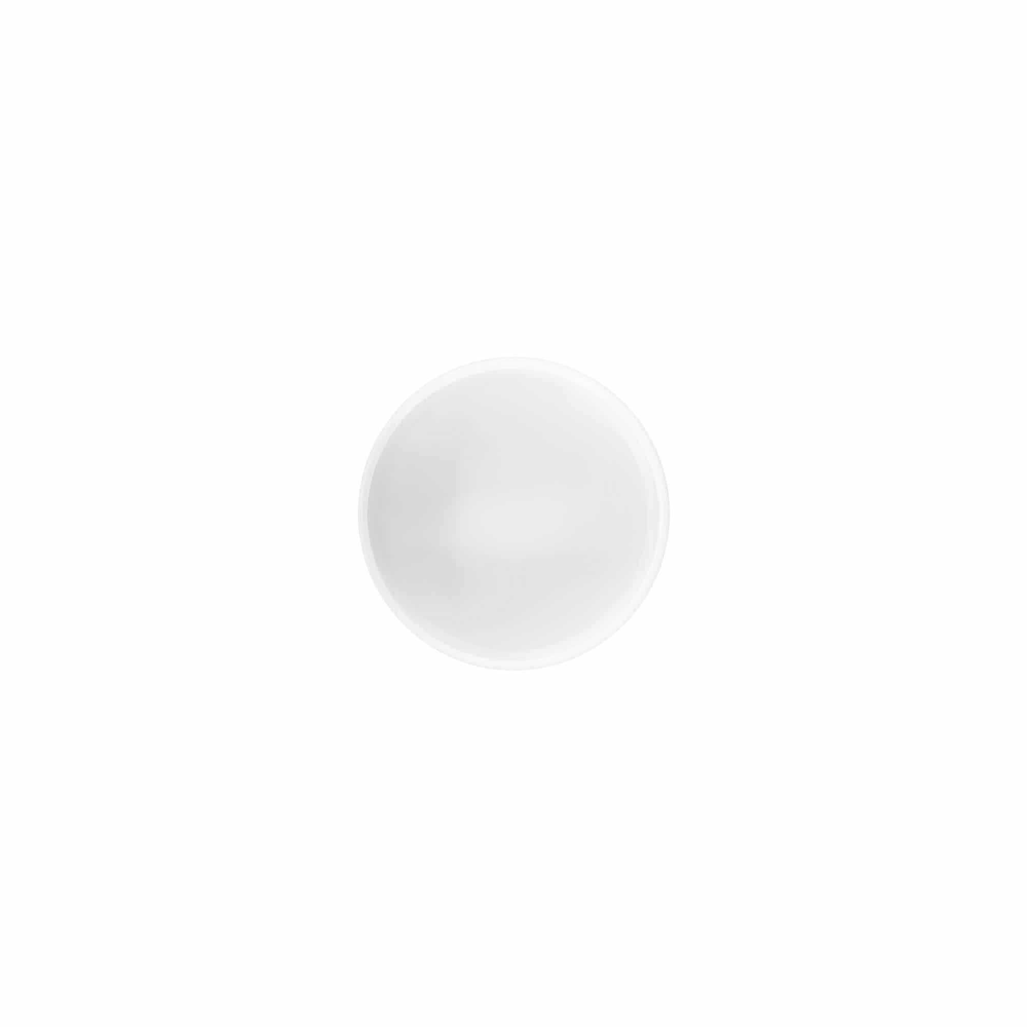 Βιδωτό πώμα 'White Line' 35ml, πλαστικό PP, λευκό