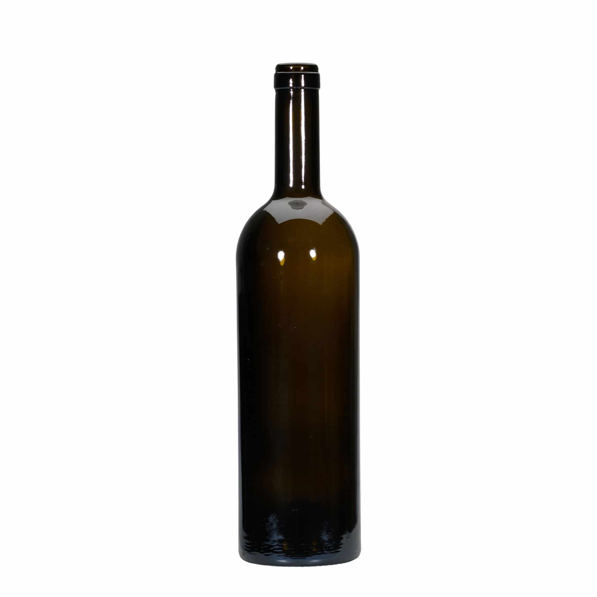 Μπουκάλι κρασιού 'Golia' 750 ml, πράσινο αντικέ, στόμιο: φελλός