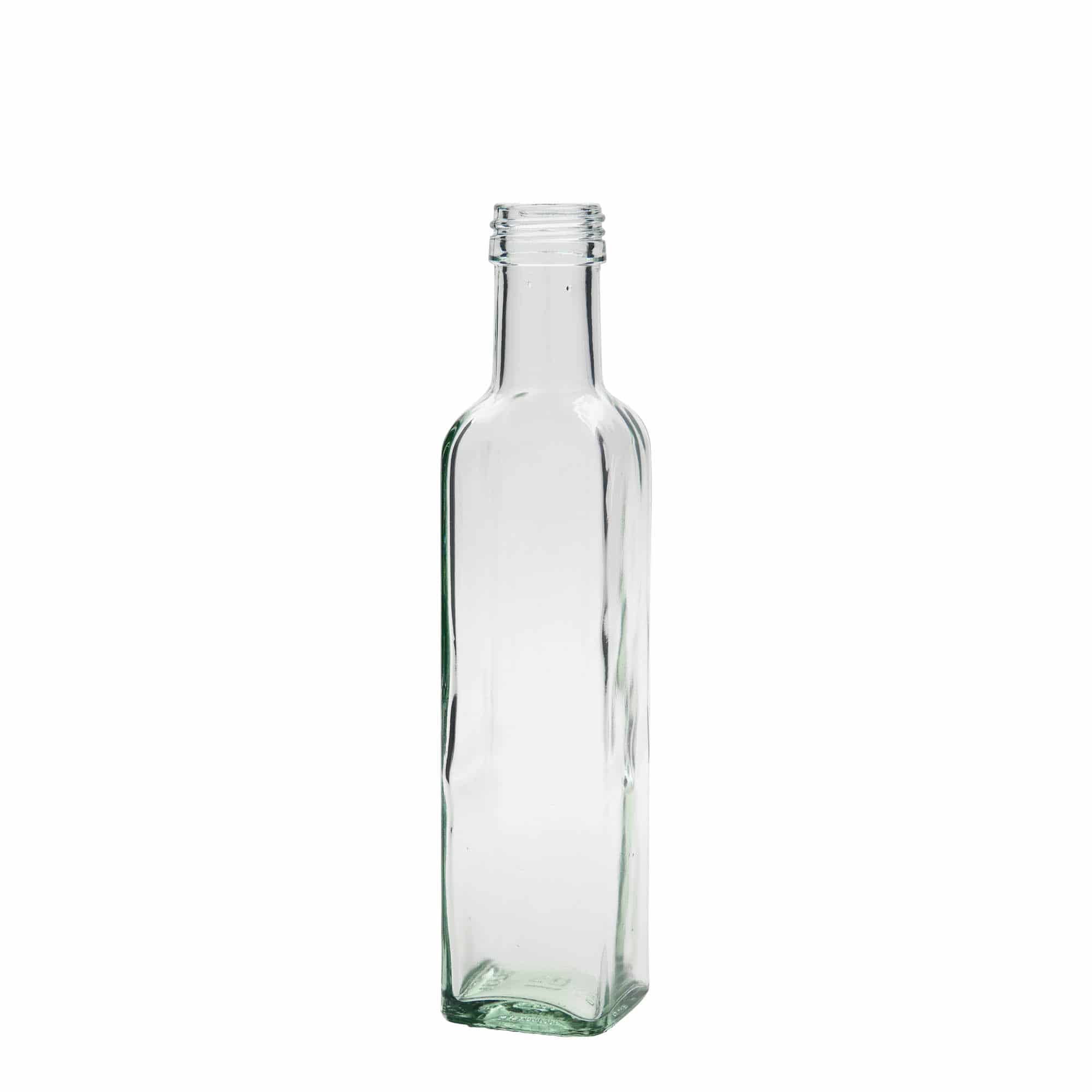 250 ml γυάλινο μπουκάλι 'Marasca', τετράγωνο, στόμιο: PP 31,5