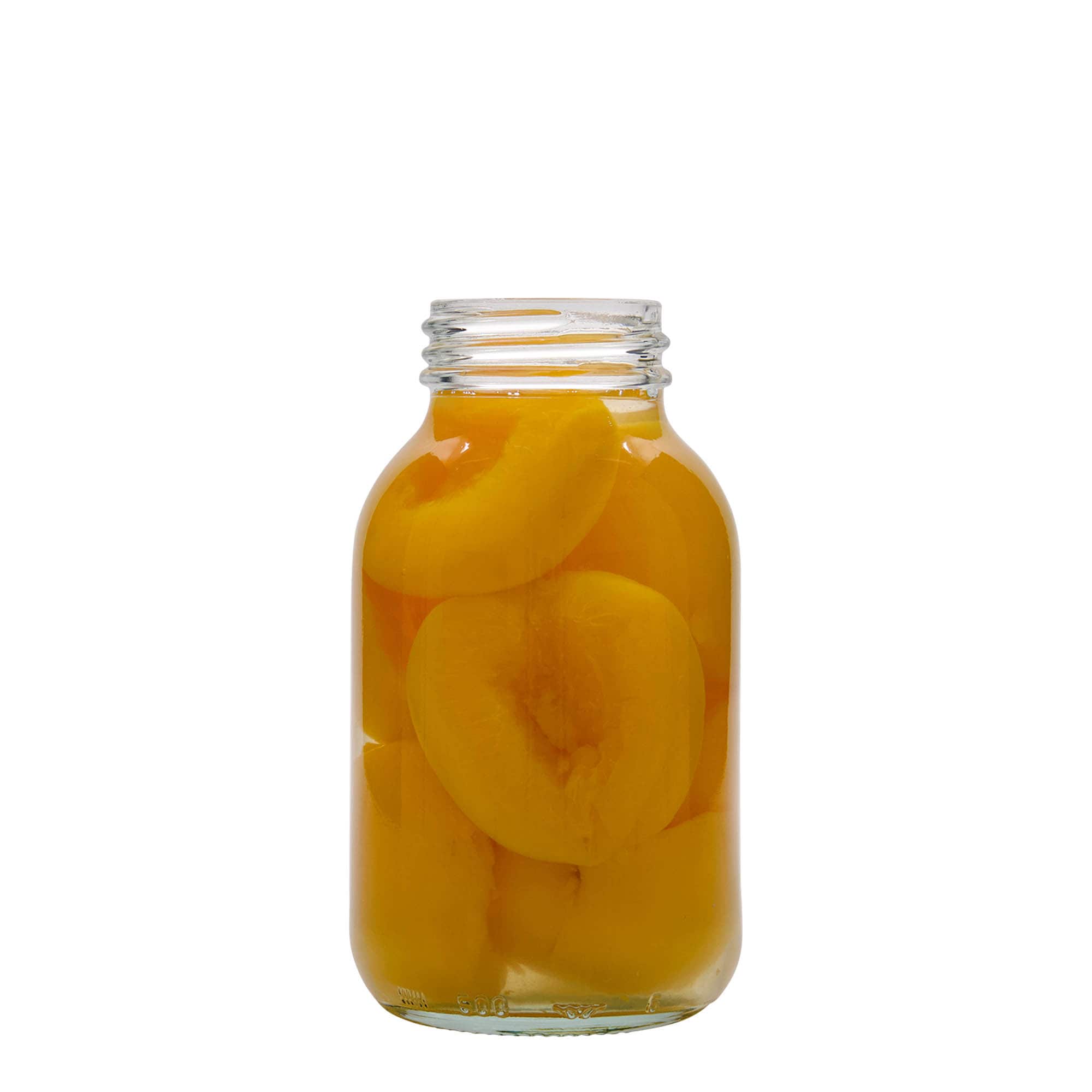 500 ml Βαθύ λαιμός γυάλινο δοχείο, Στόμιο: DIN 55