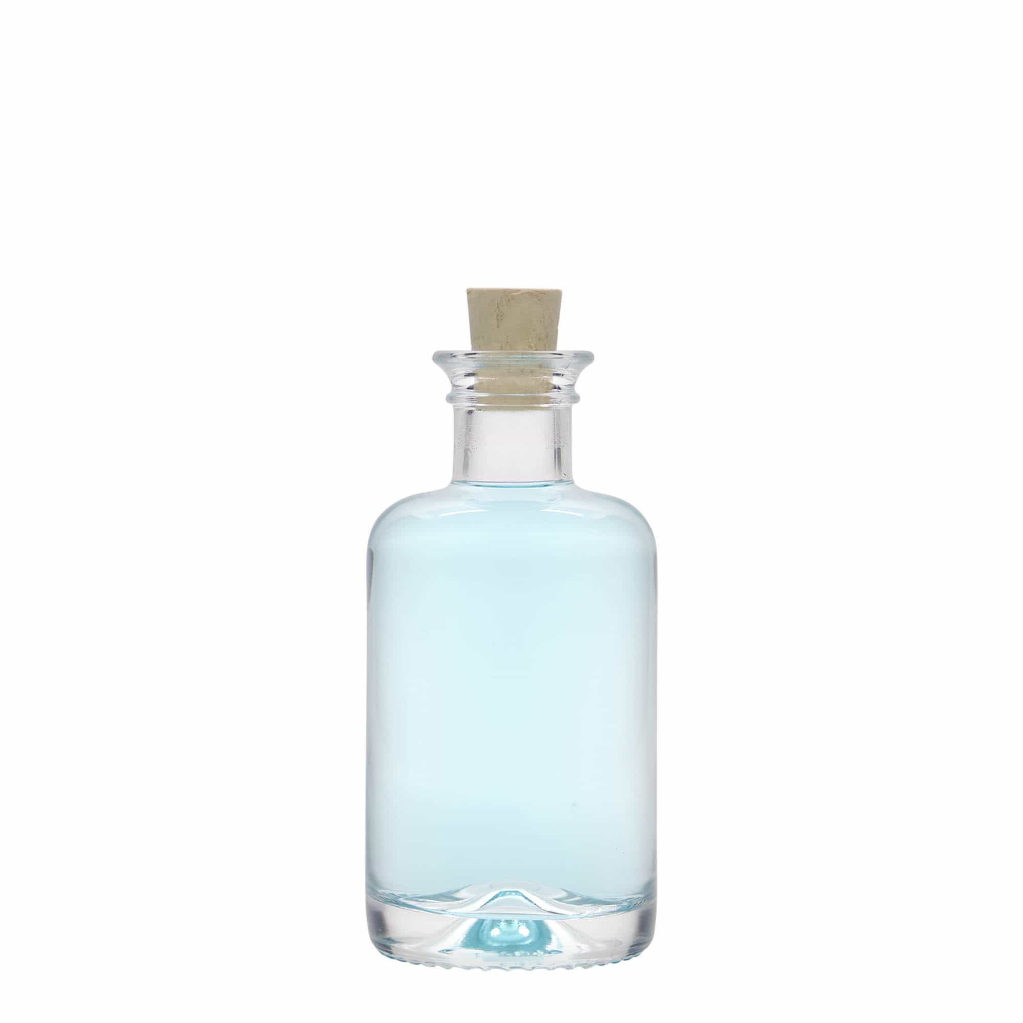 100 ml γυάλινο μπουκάλι φαρμακοποιού, στόμιο: φελλός