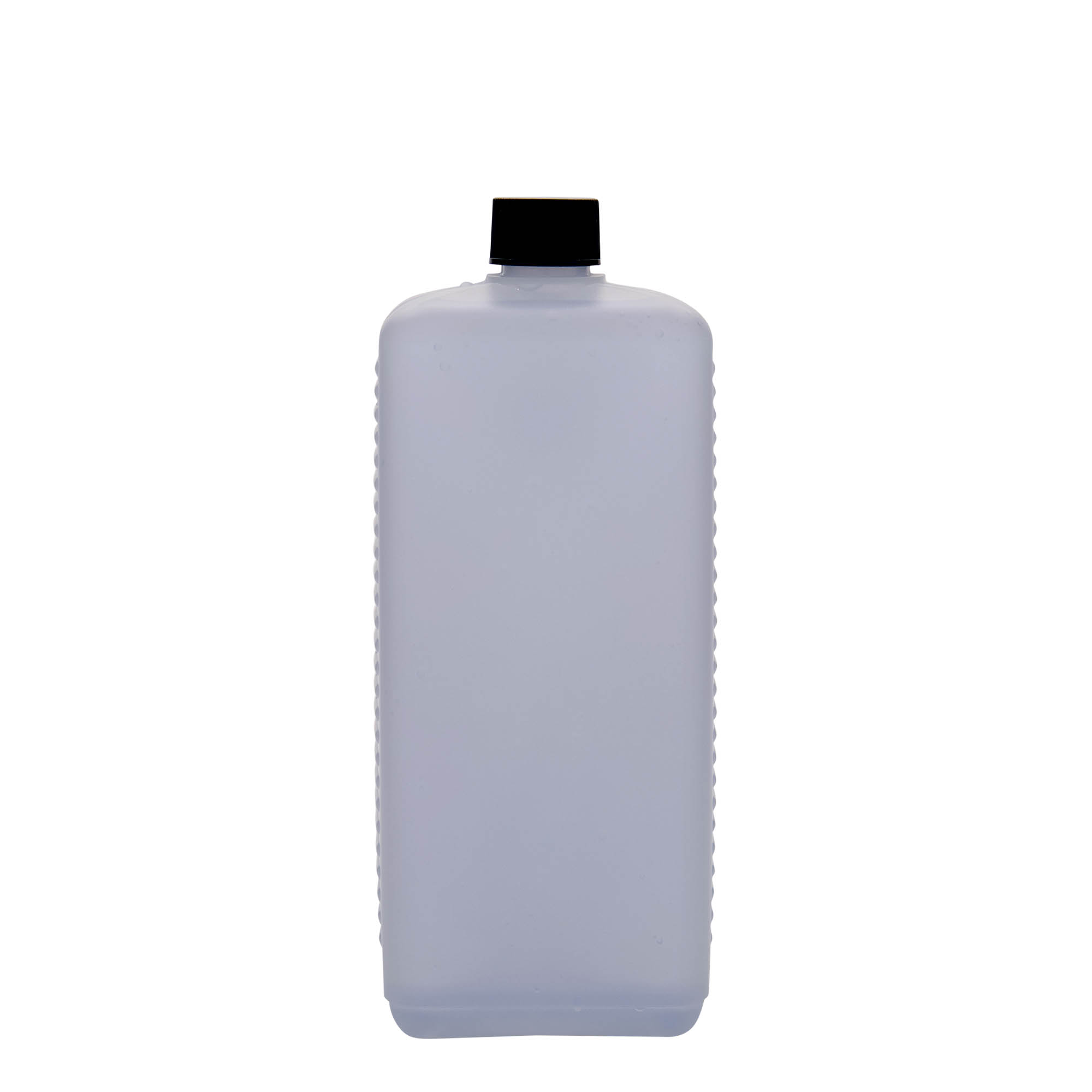 1.000 ml κανιστερόφιαλη, ορθογώνια, πλαστικό HDPE, φυσικό, στόμιο: DIN 25 EPE 1.000 ml κανιστερόφιαλη, ορθογώνια, πλαστικό HDPE, φυσικό, στόμιο: DIN 25 EPE