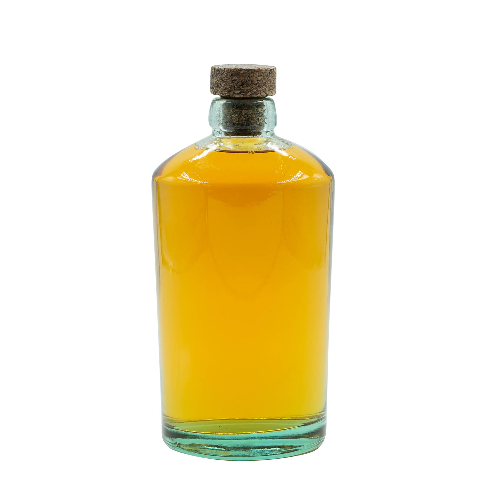 700 ml γυάλινο μπουκάλι 'Barrel', στόμιο: φελλός
