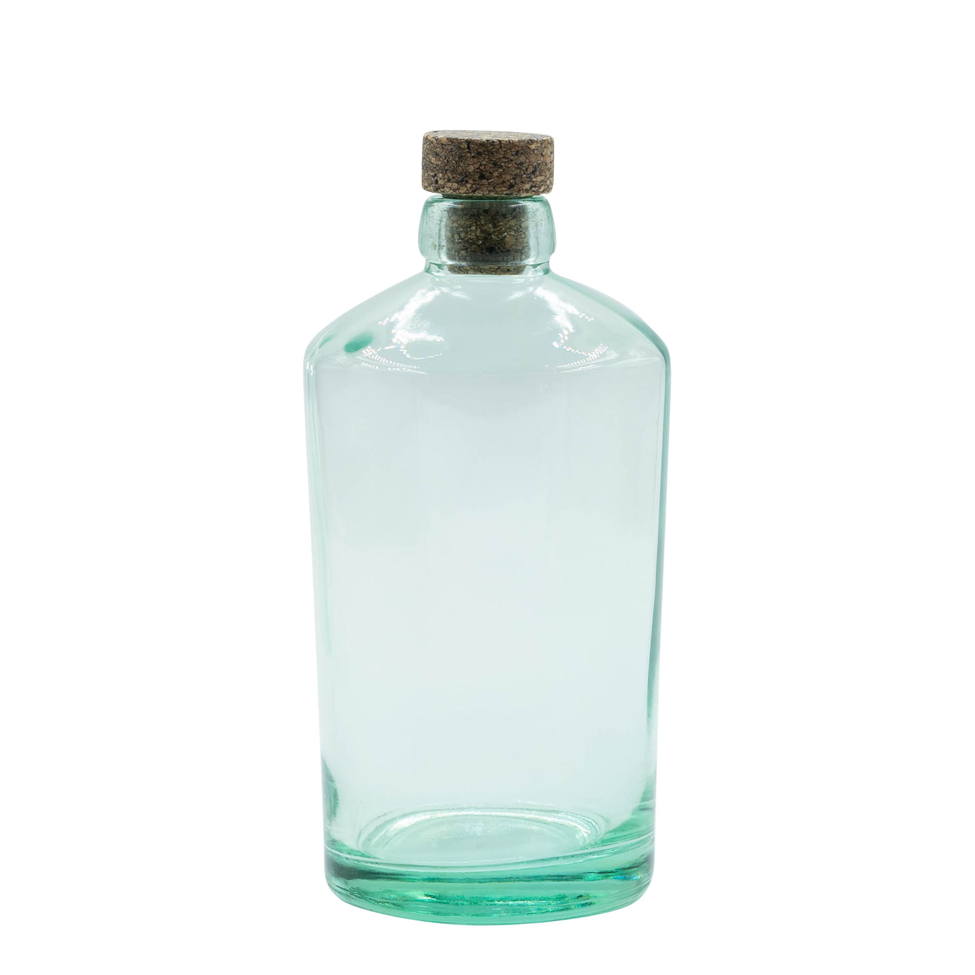 700 ml γυάλινο μπουκάλι 'Barrel', στόμιο: φελλός