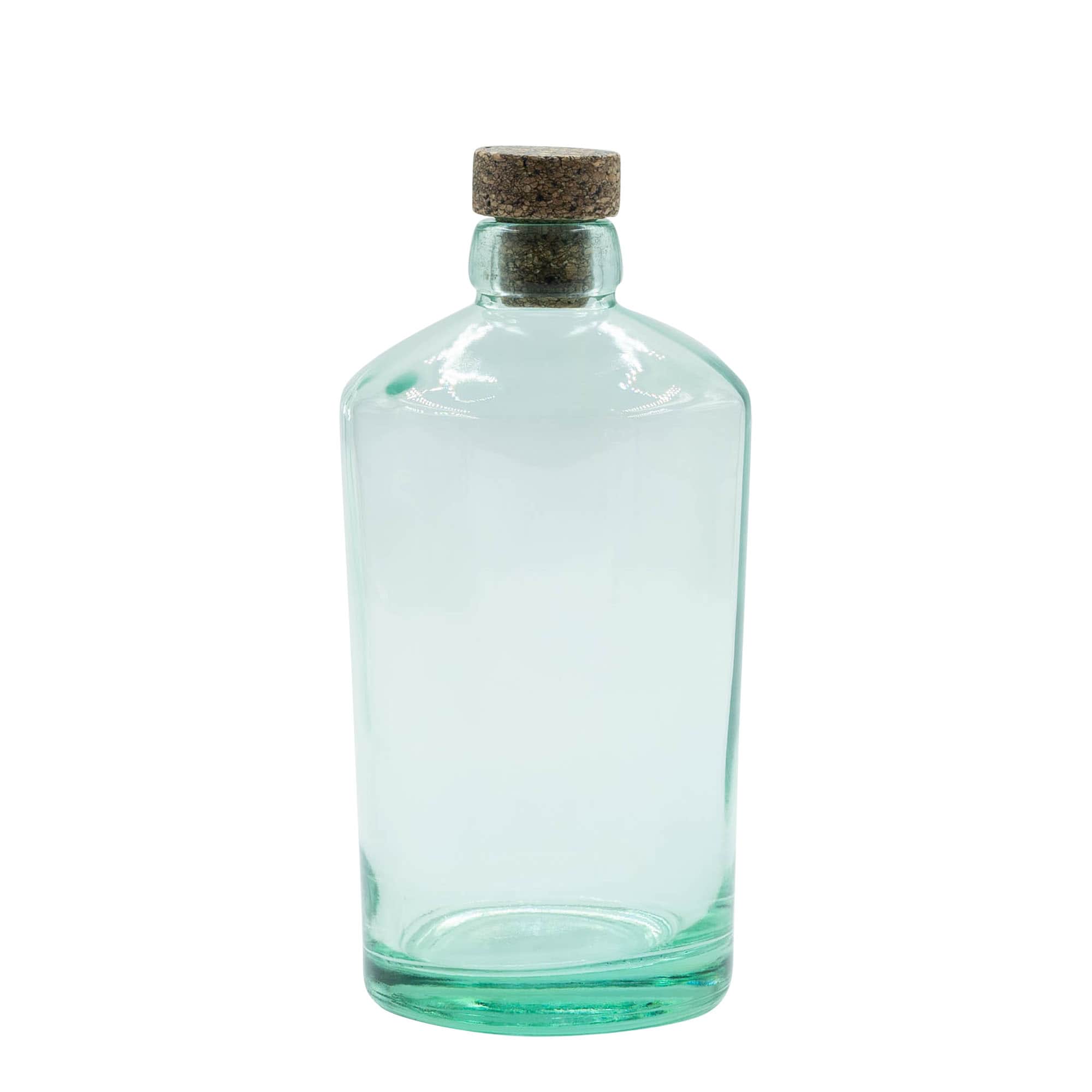 700 ml γυάλινο μπουκάλι 'Barrel', στόμιο: φελλός