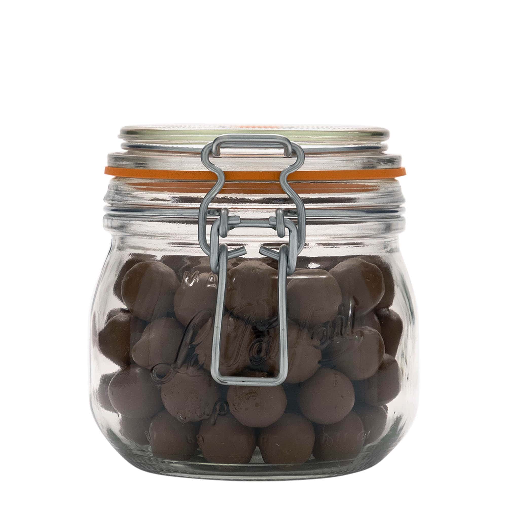 500 ml γυάλινο βάζο με σύρμα κλεισίματος 'Le Parfait Super Bocal', άνοιγμα: κλείσιμο με σύρμα