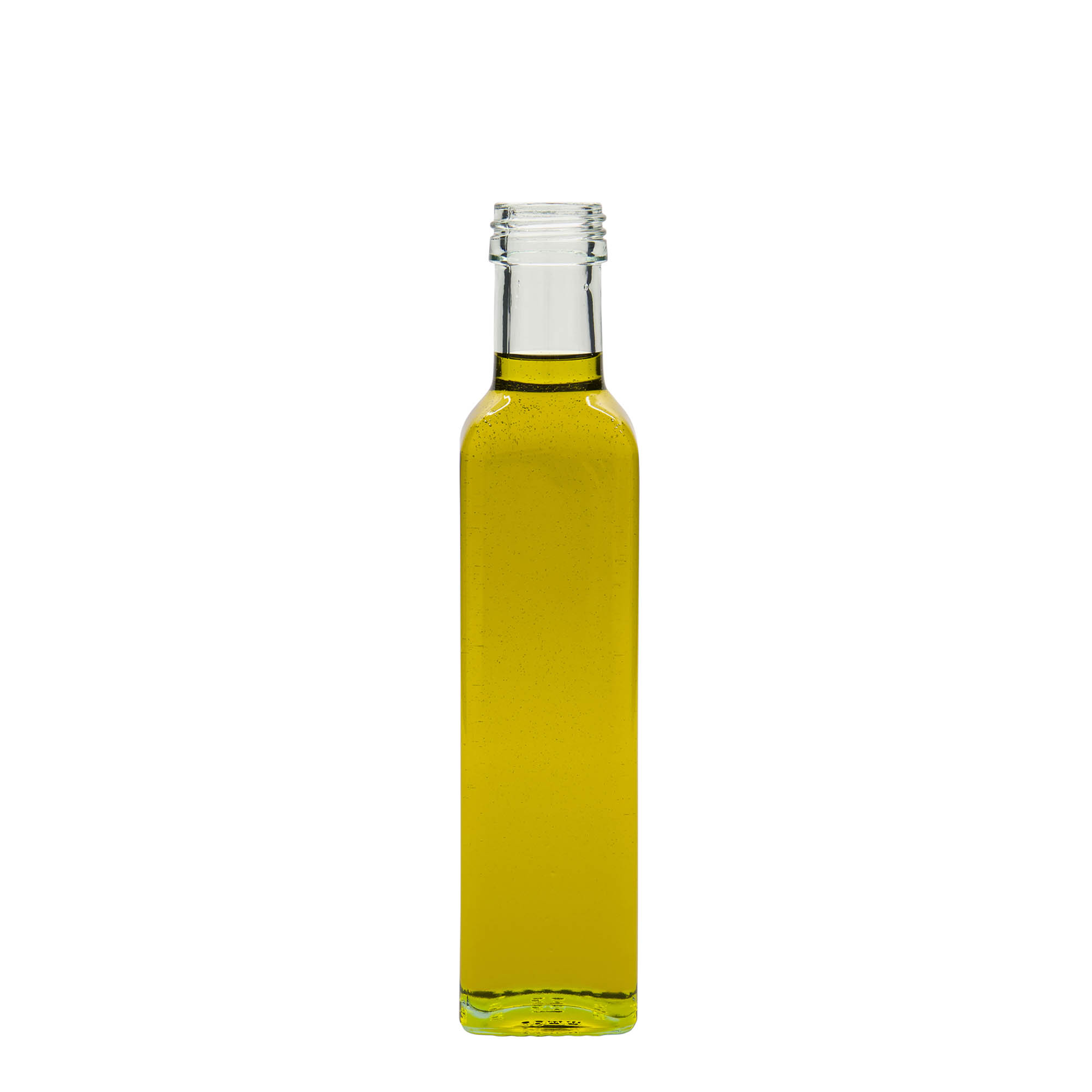 250 ml γυάλινο μπουκάλι 'Marasca', τετράγωνο, στόμιο: PP 31,5