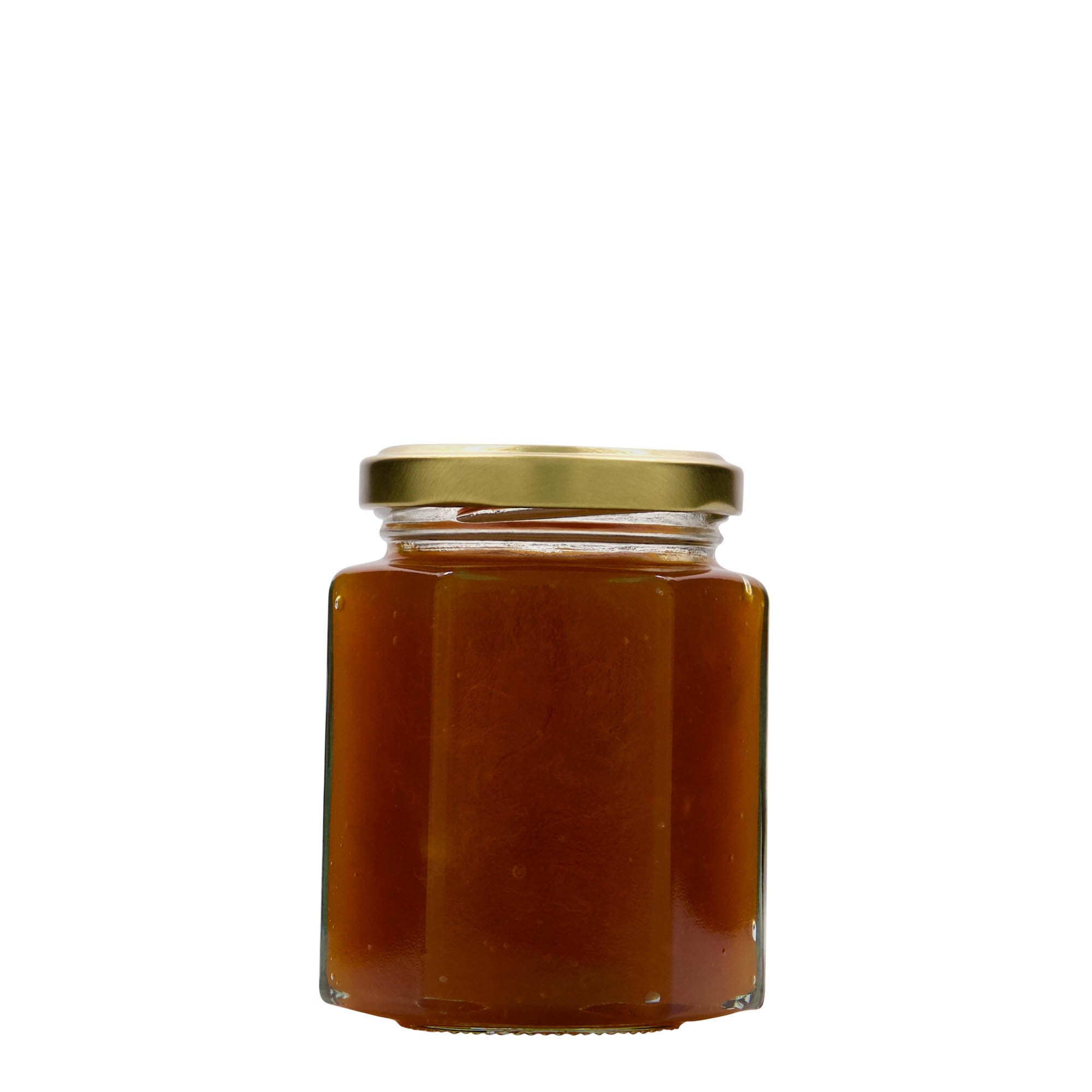 191 ml εξαγωνικό γυάλινο βάζο, στόμιο: Twist-Off (TO 58) 191 ml εξαγωνικό γυάλινο βάζο, στόμιο: Twist-Off (TO 58)