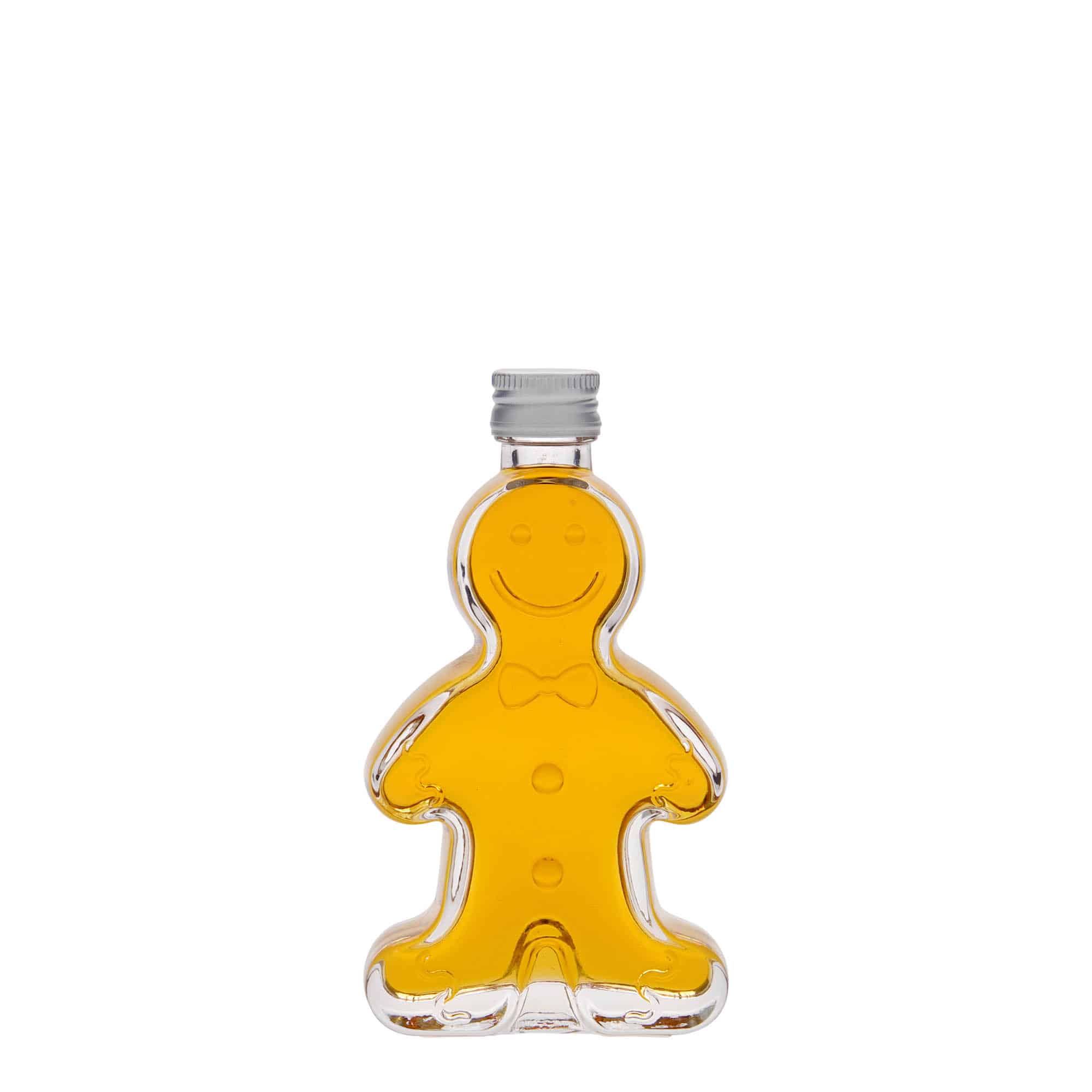 50 ml γυάλινο μπουκάλι 'Lebkuchenmann', στόμιο: PP 18