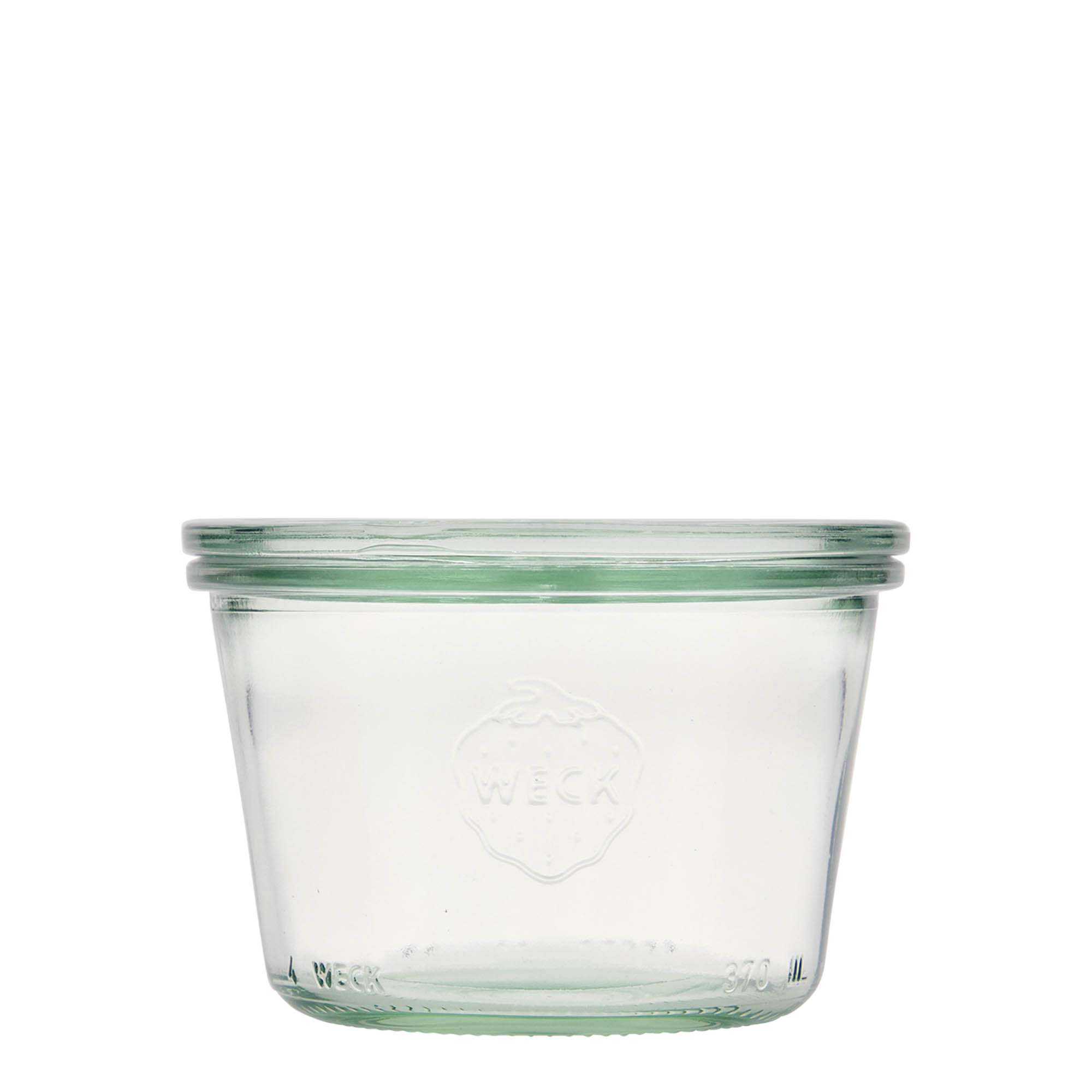 370 ml βάζο WECK με καπάκι, στόμιο: στρογγυλή άκρη 370 ml βάζο WECK με καπάκι, στόμιο: στρογγυλή άκρη