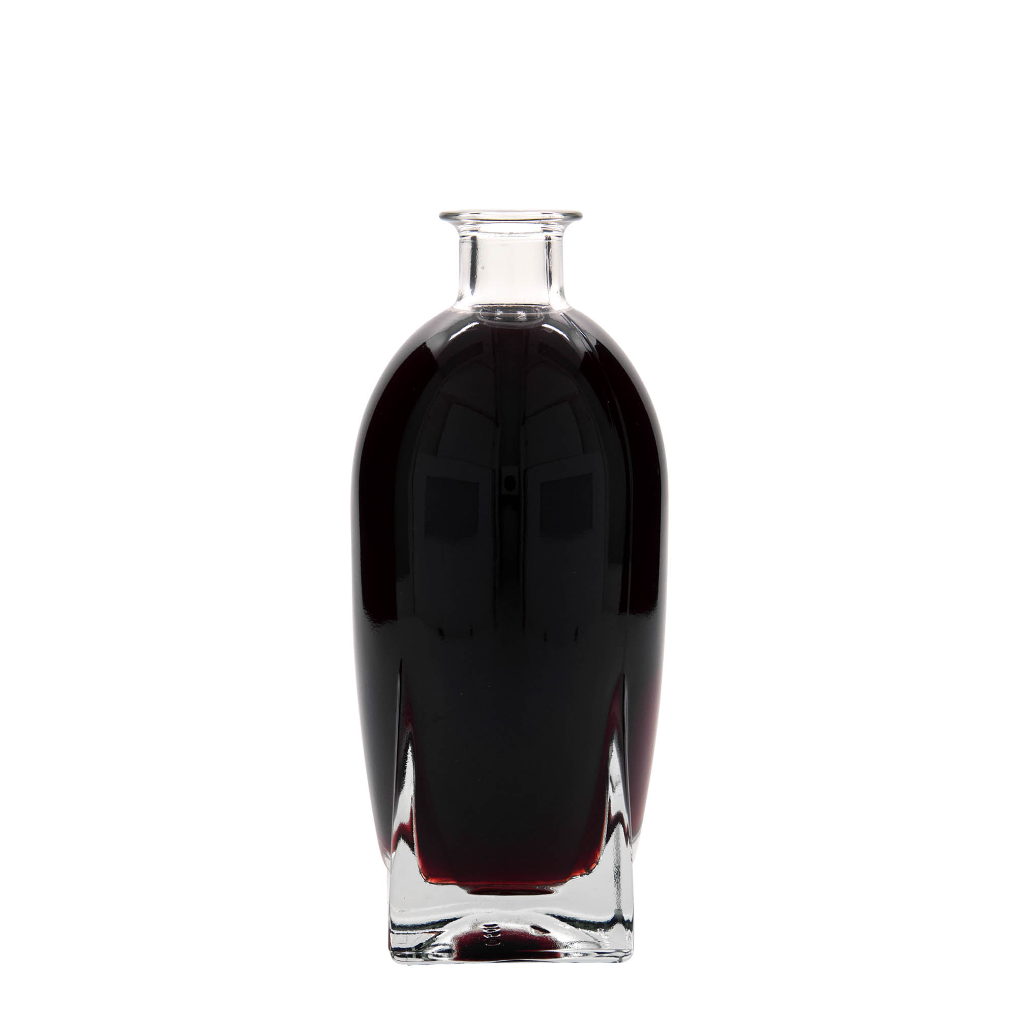 500 ml γυάλινο μπουκάλι 'Zino', τετράγωνο, στόμιο: φελλός