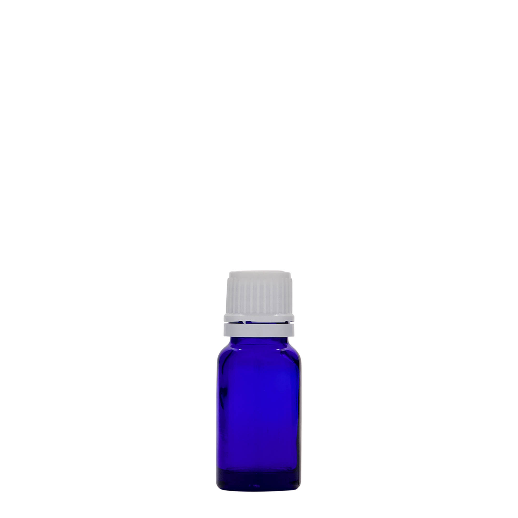 10 ml φιαλίδιο φαρμάκου, γυαλί, βασιλικό μπλε, στόμιο: DIN 18