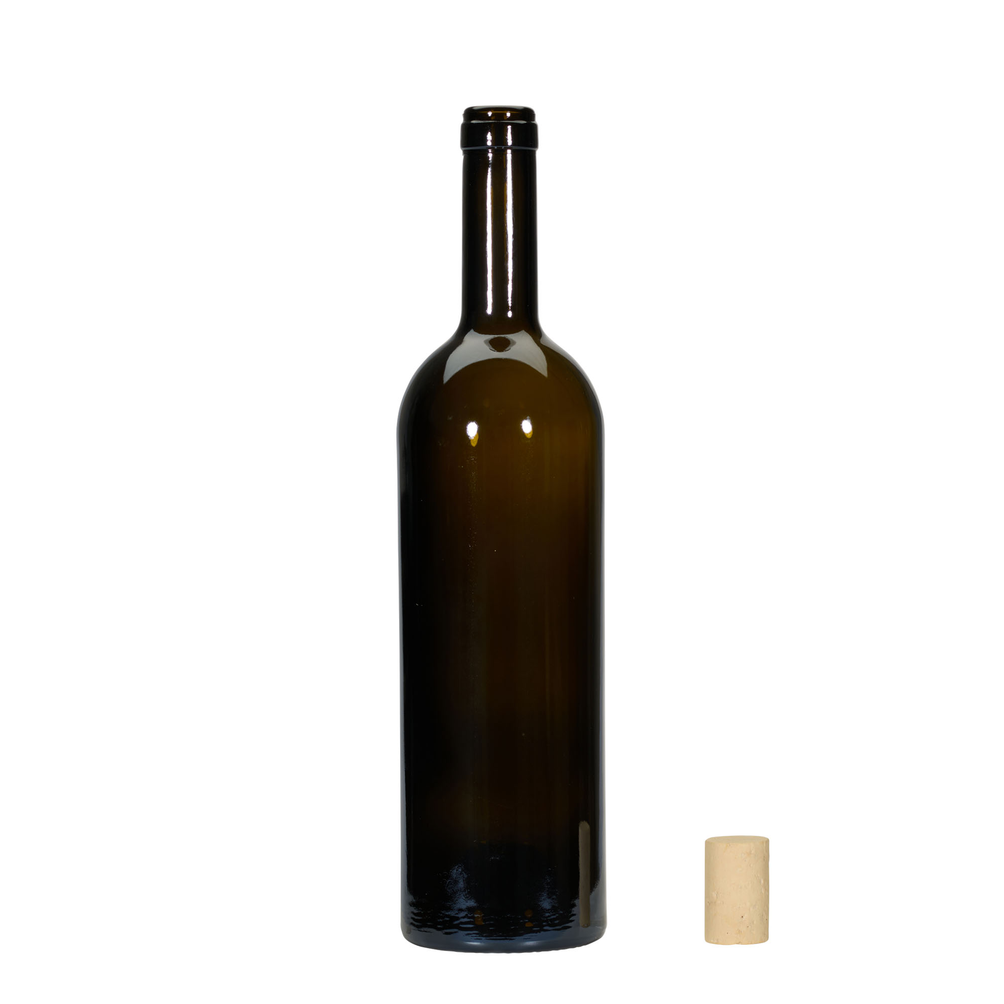 750 ml μπουκάλι κρασιού 'Golia', παλαιωμένο πράσινο, στόμιο: φελλός 750 ml μπουκάλι κρασιού 'Golia', παλαιωμένο πράσινο, στόμιο: φελλός