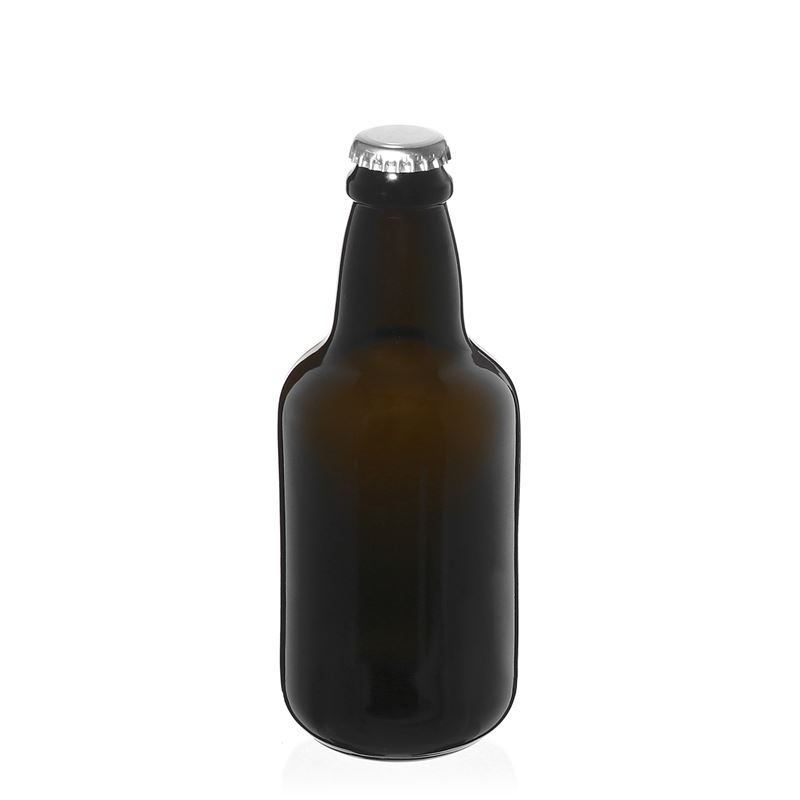 330 ml μπουκάλι μπύρας 'Era', γυαλί, αρχαίο πράσινο, στόμιο: καπάκι crown cork