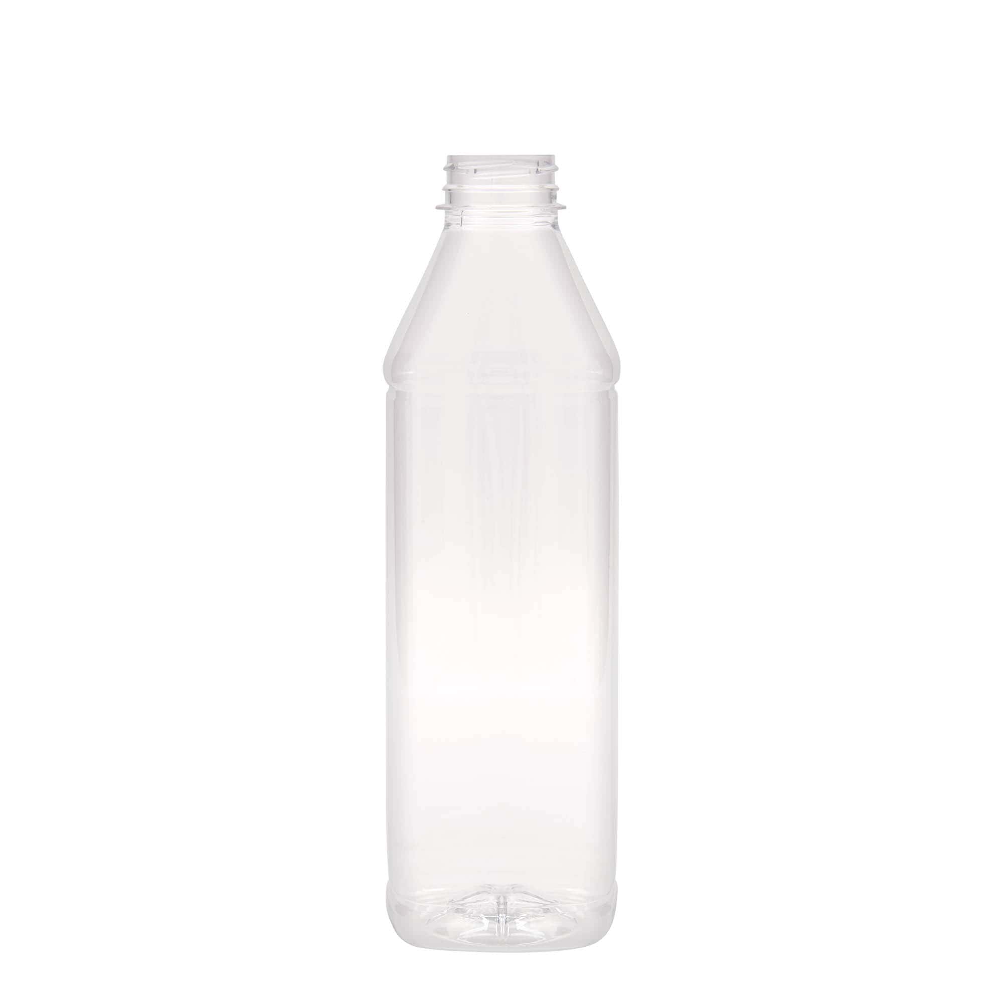 1.000 ml PET-φιάλη 'Milk and Juice Carré', τετράγωνη, πλαστικό, στόμιο: 38 mm