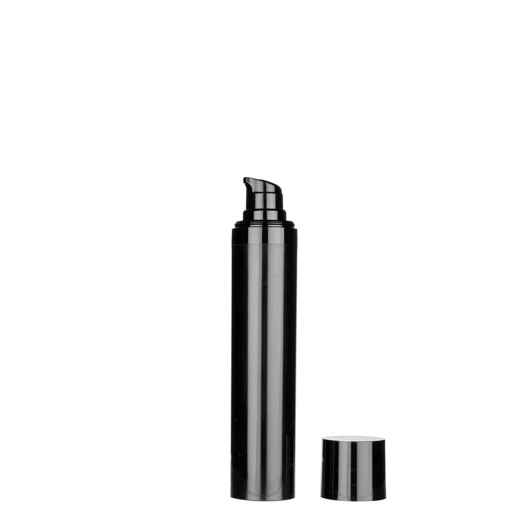 50 ml Airless διανομέας 'Micro', πλαστικό PP, μαύρο 50 ml Airless διανομέας 'Micro', πλαστικό PP, μαύρο