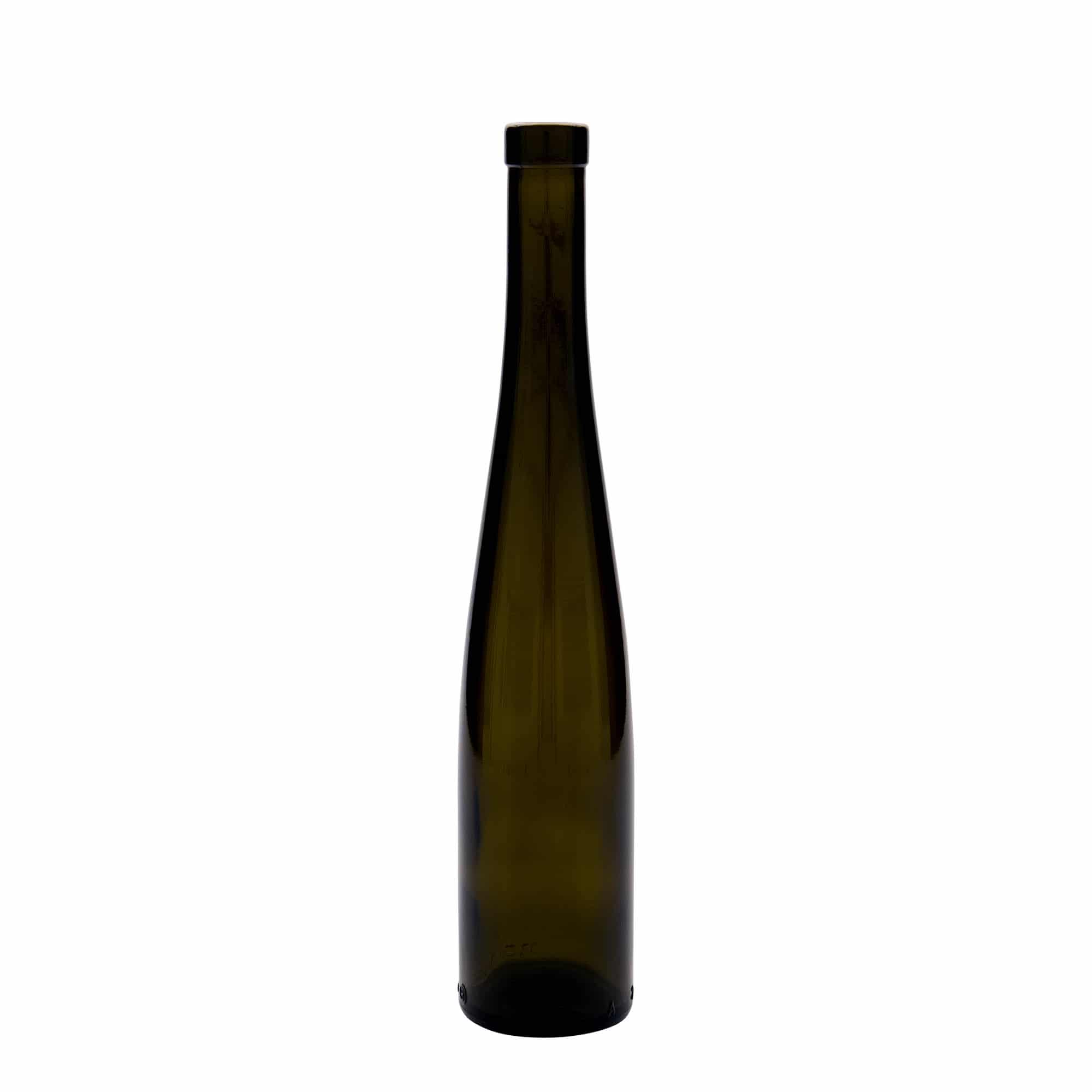 375 ml γυάλινο μπουκάλι 'Weinschlegel', αρχαίο πράσινο, στόμιο: φελλός