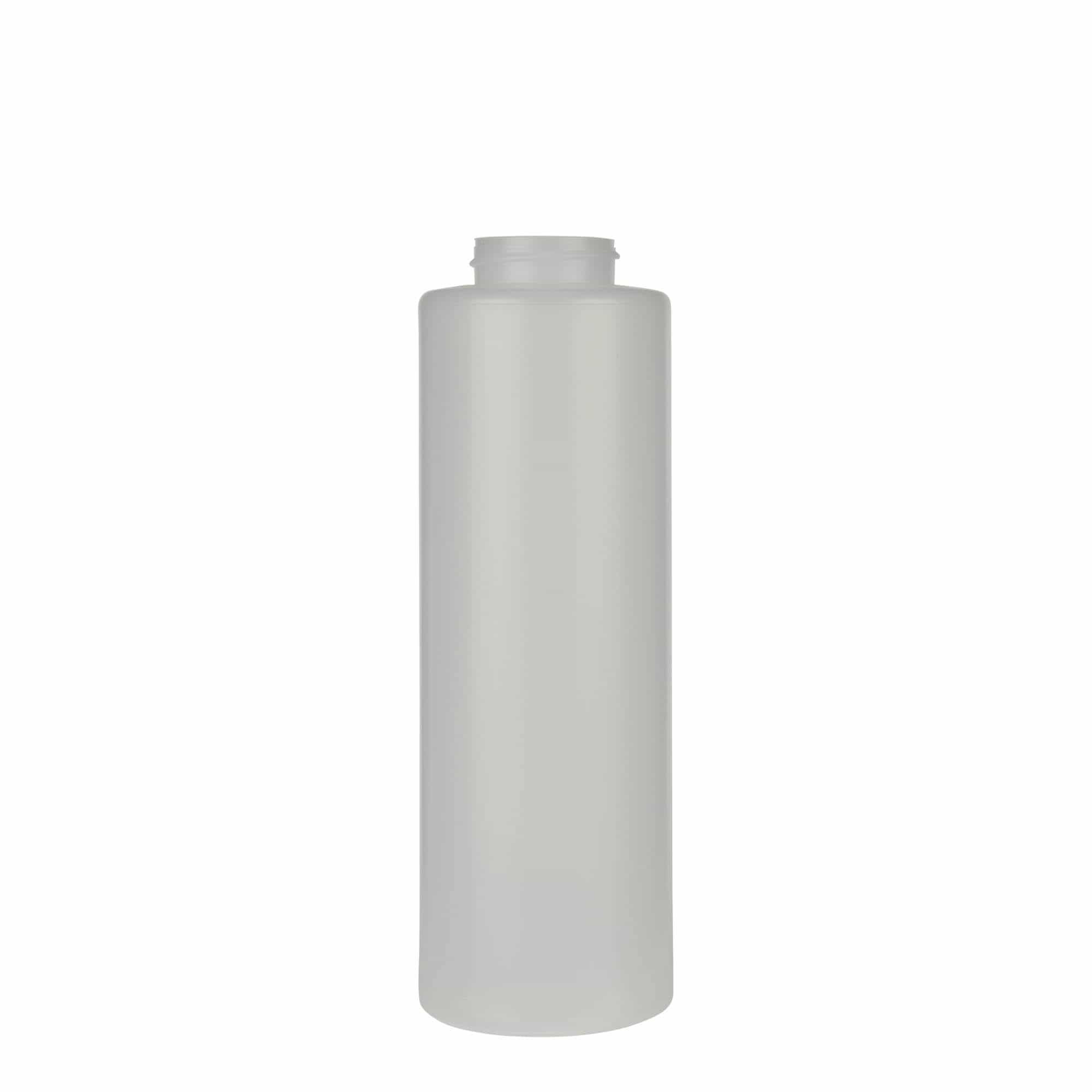 Μπουκάλι για σως 500 ml, πλαστικό LDPE, φυσικό χρώμα, στόμιο: GPI 38/400