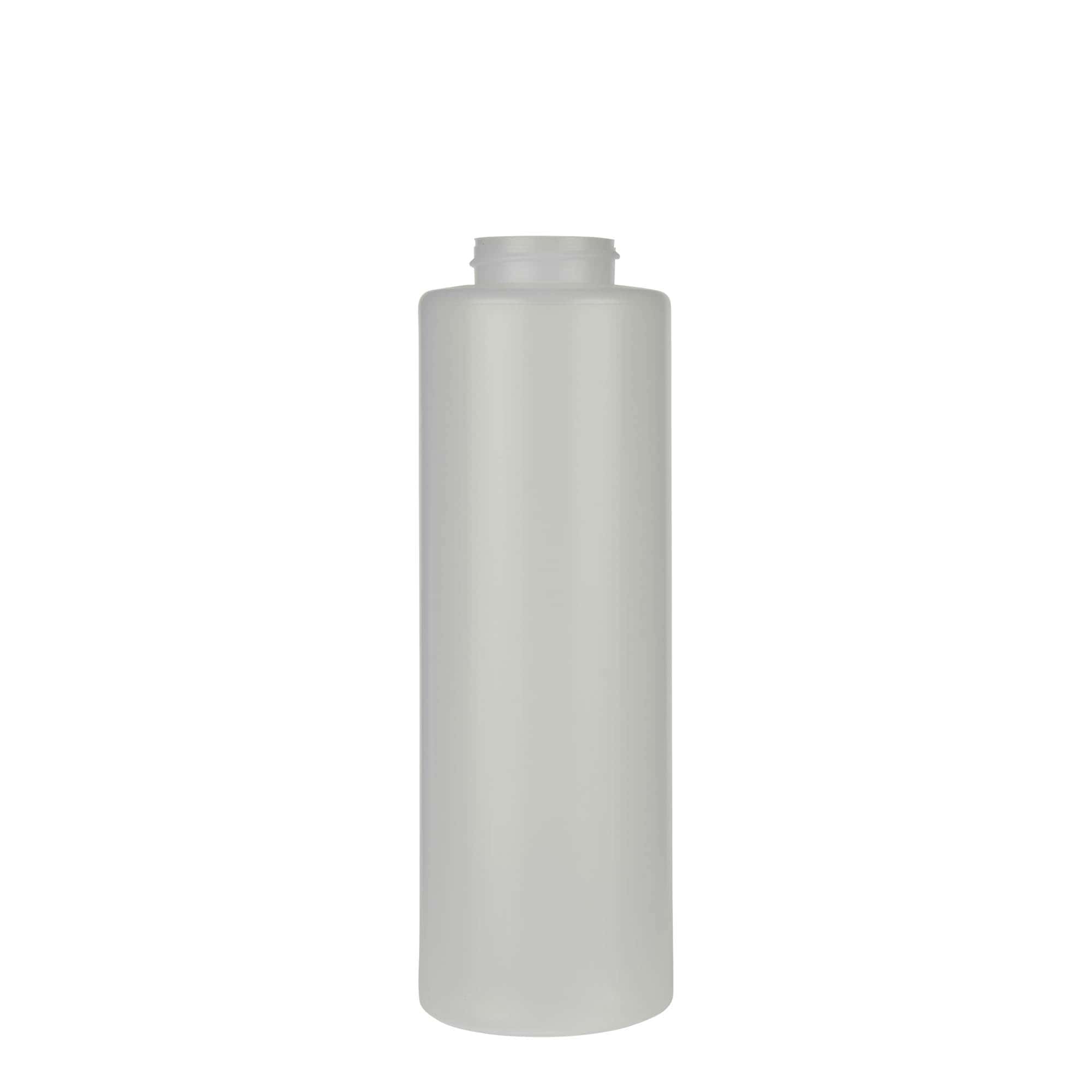 500 ml μπουκάλι σάλτσας, πλαστικό LDPE, φυσικό, στόμιο: 38/400
