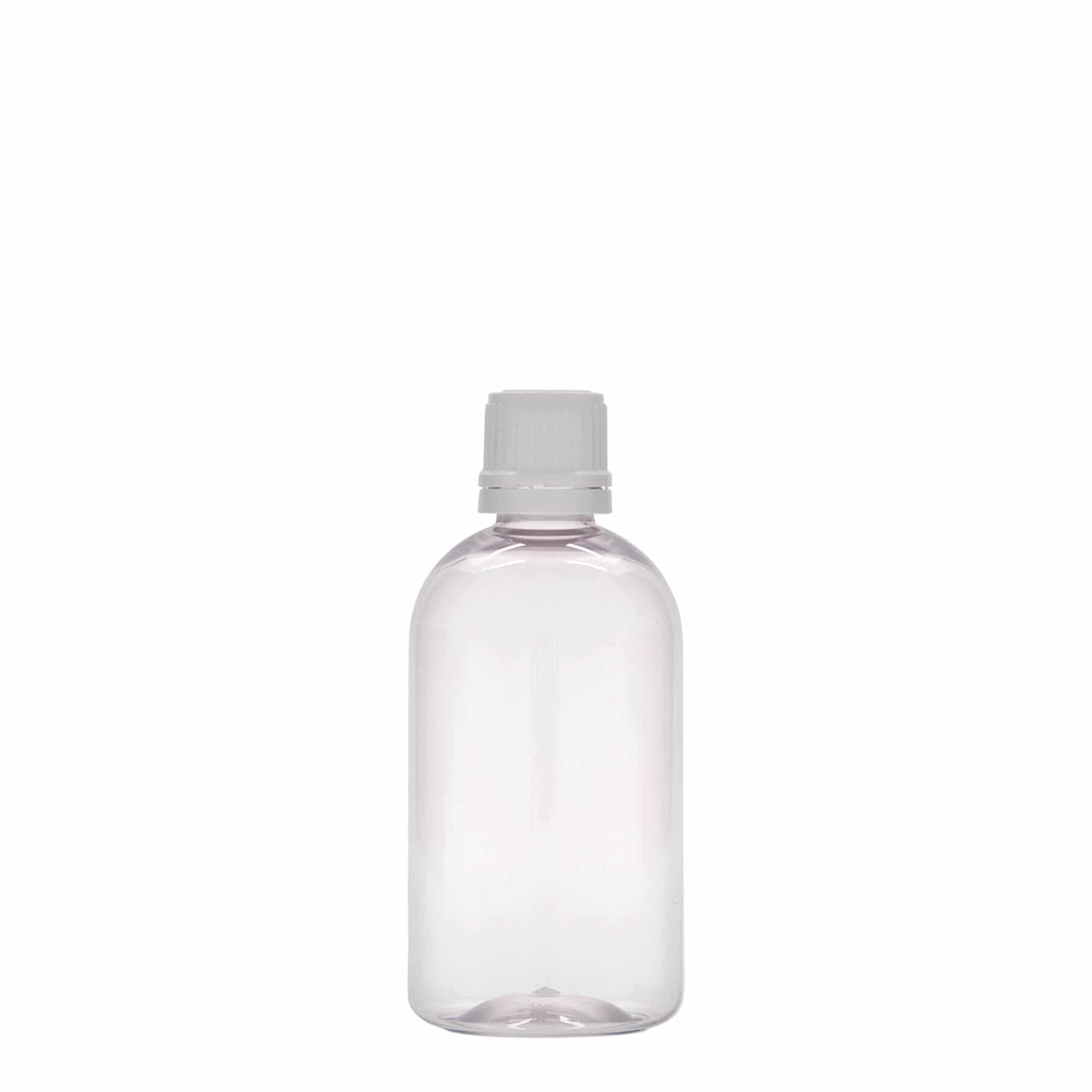 100 ml φιάλη PET για ιατρική χρήση 'Easy Living', πλαστικό, στόμιο: DIN 18