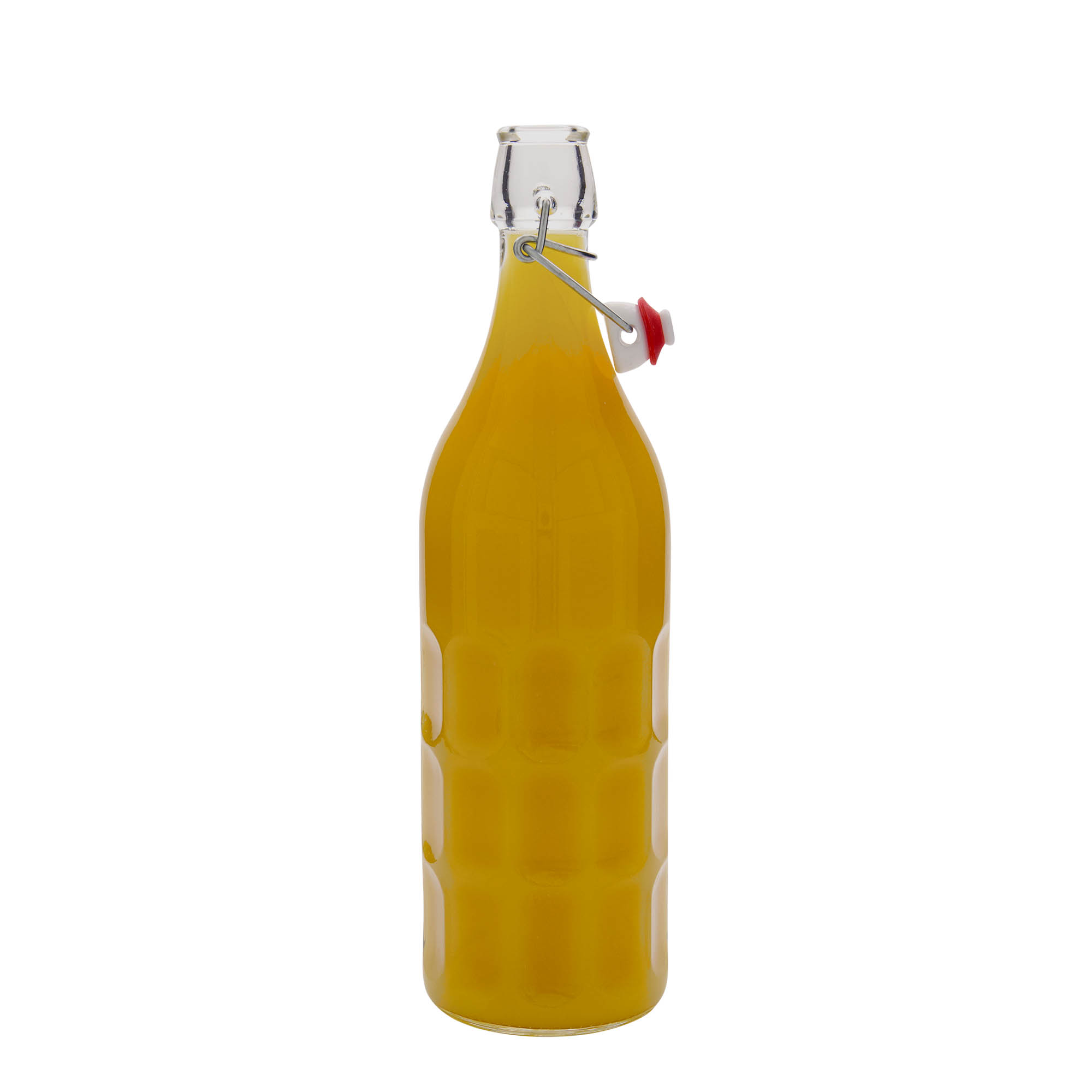 1.000 ml γυάλινο μπουκάλι Moresca, στόμιο: κλείσιμο με μπρούτζινο κλιπ