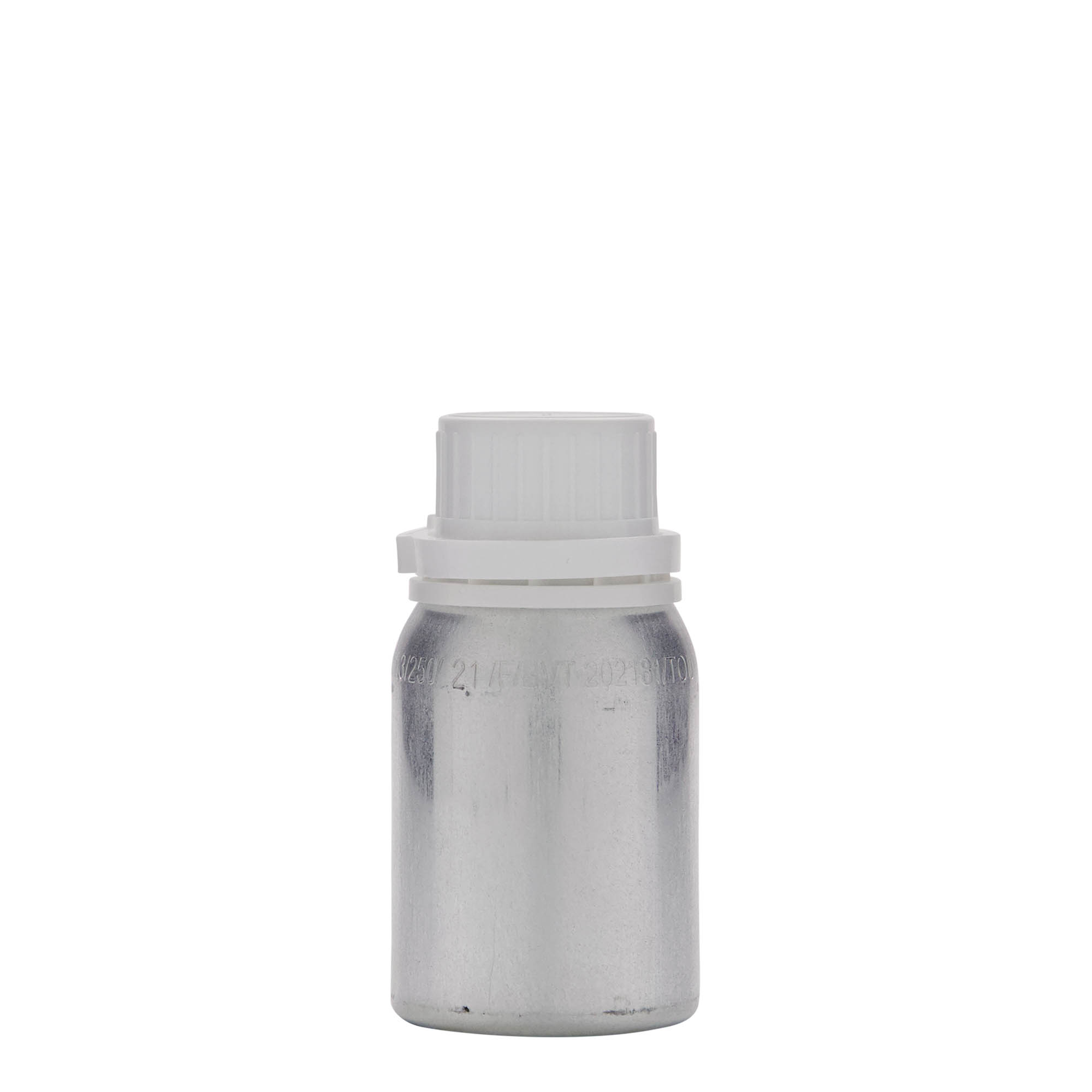 125 ml αλουμινένιο μπουκάλι, μέταλλο, ασημί, στόμιο: DIN 32 125 ml αλουμινένιο μπουκάλι, μέταλλο, ασημί, στόμιο: DIN 32