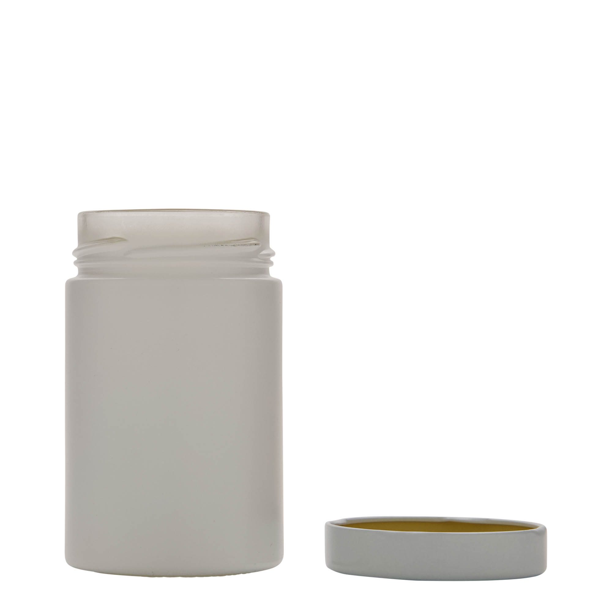 327 ml στρογγυλό ποτήρι 'Aurora', λευκό, στόμιο: Deep-Twist-Off (DTO 66) 327 ml στρογγυλό ποτήρι 'Aurora', λευκό, στόμιο: Deep-Twist-Off (DTO 66)