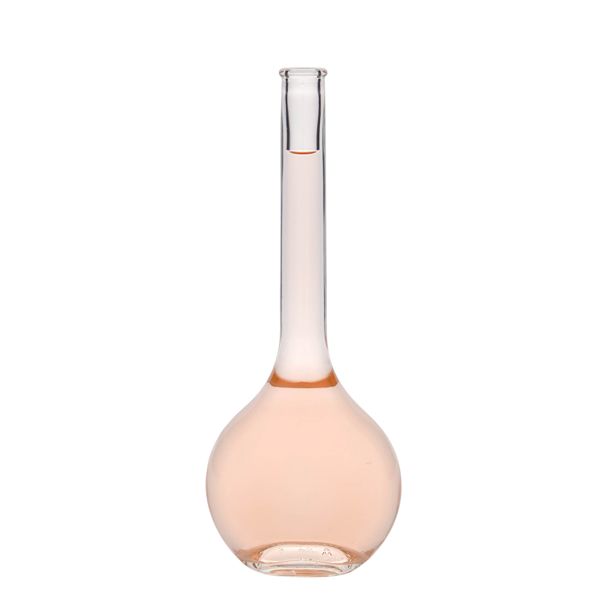 500 ml γυάλινο μπουκάλι 'Contessa', οβάλ, στόμιο: φελλός