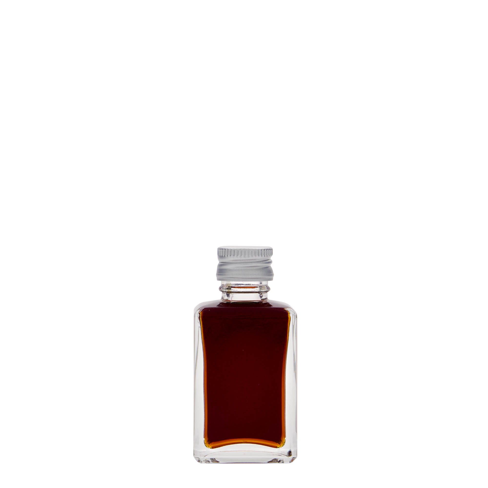 30 ml γυάλινο μπουκάλι 'Tamme', τετράγωνο, στόμιο: PP 18 30 ml γυάλινο μπουκάλι 'Tamme', τετράγωνο, στόμιο: PP 18