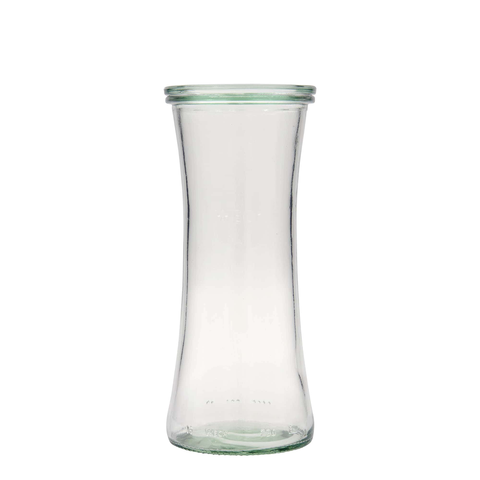 6x Βάζο για εκλεκτά τρόφιμα WECK 730 ml με γυάλινο καπάκι RR 80