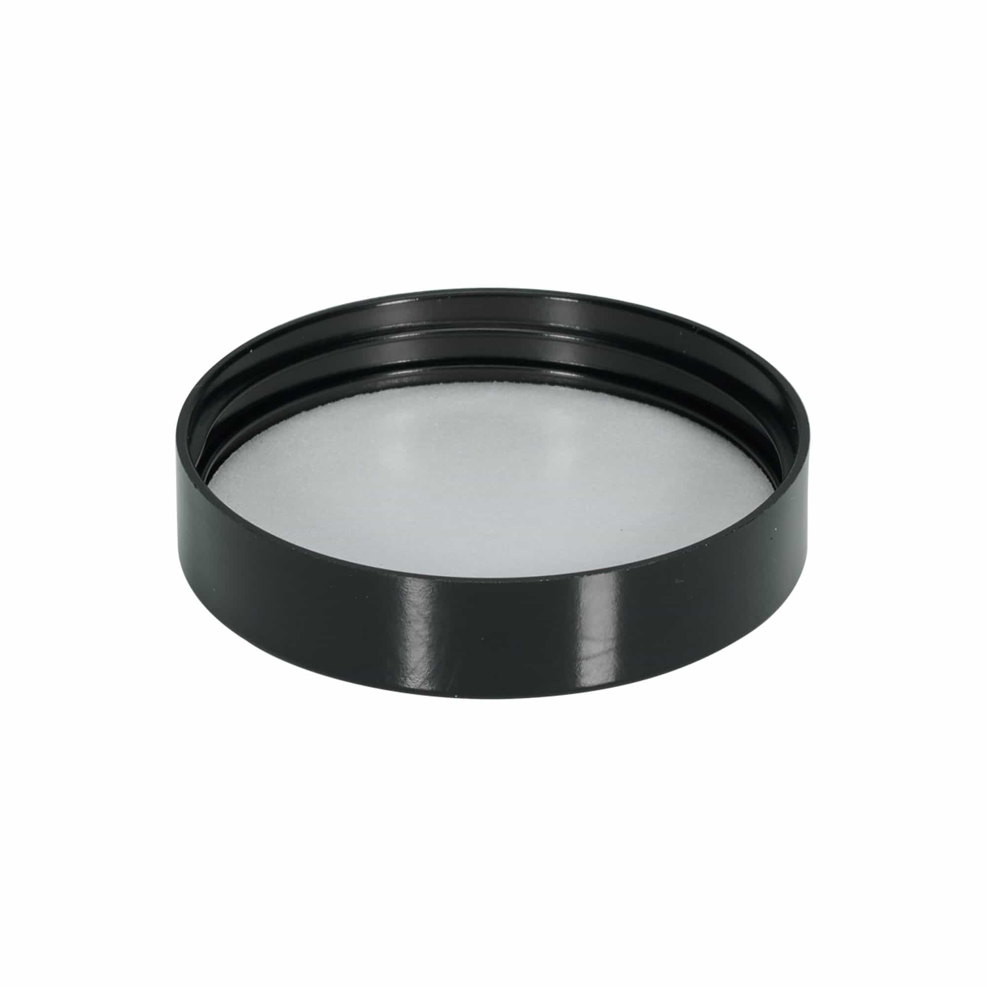 Βιδωτό πώμα για το μπουκάλι 'Brown Line' 120 ml, πλαστικό HPM, μαύρο