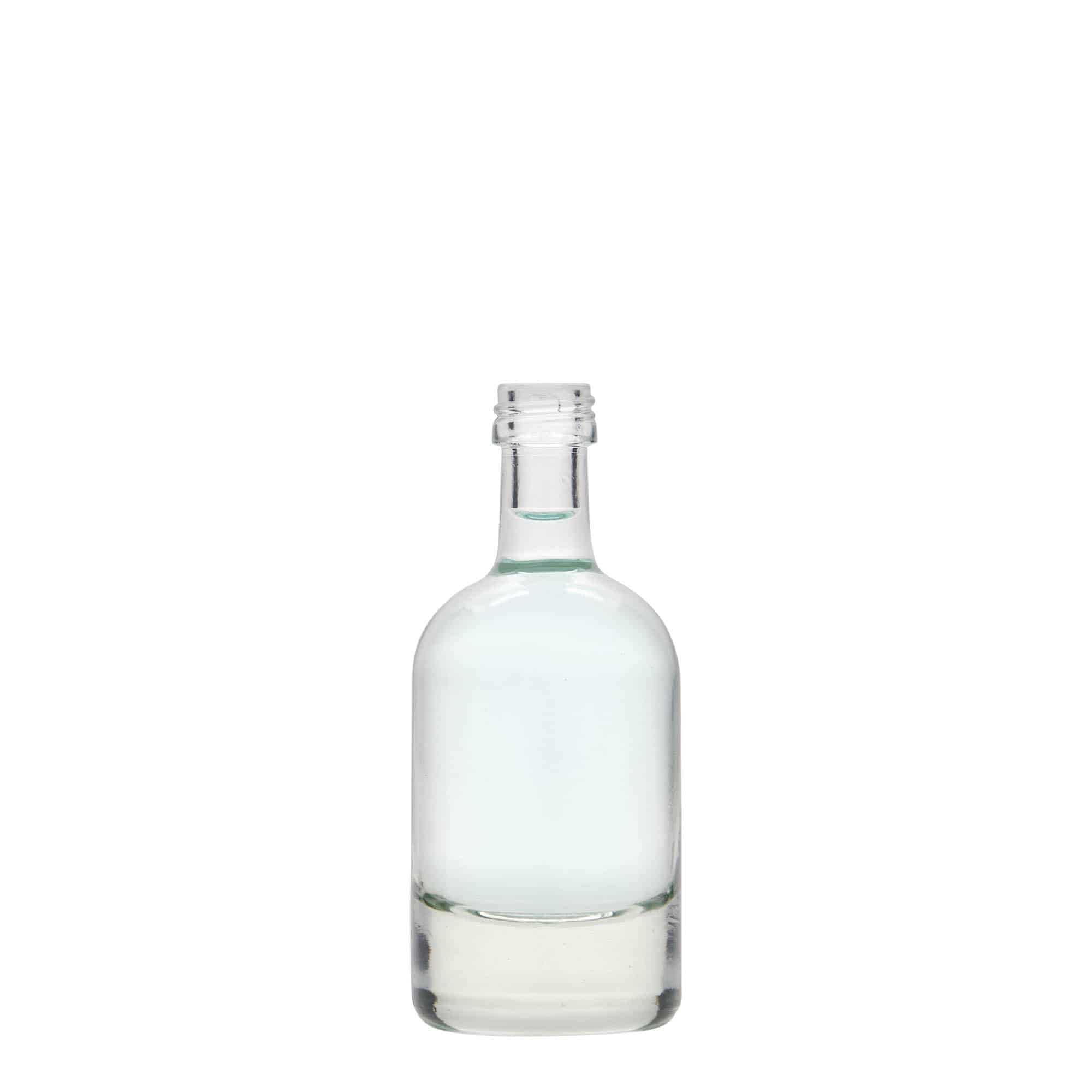 50 ml γυάλινο μπουκάλι 'Linea Uno', στόμιο: PP 18 50 ml γυάλινο μπουκάλι 'Linea Uno', στόμιο: PP 18