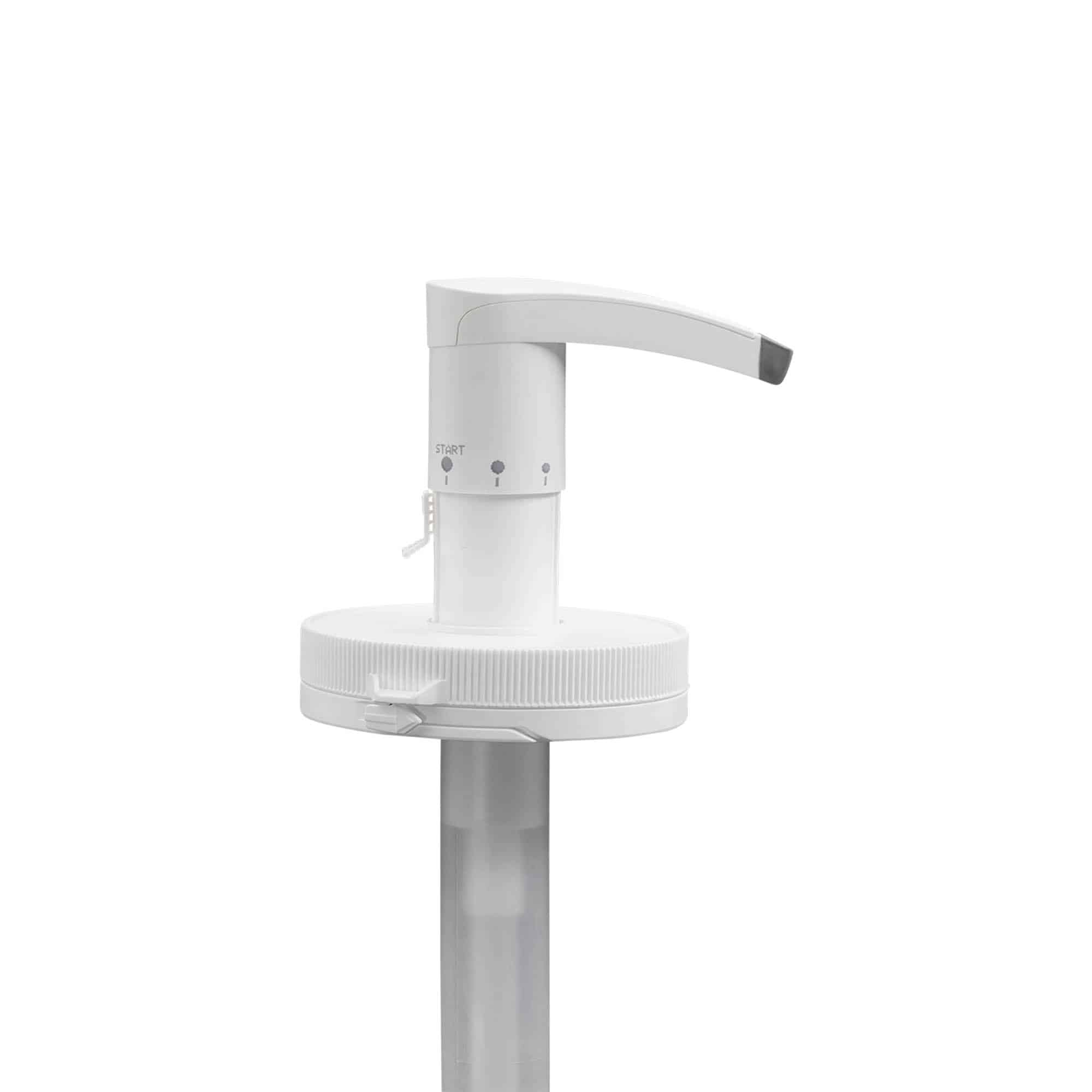 Αντλία διανομέα για 655 ml 'Securibox', πλαστικό PE, λευκό, για στόμιο: βιδωτό καπάκι