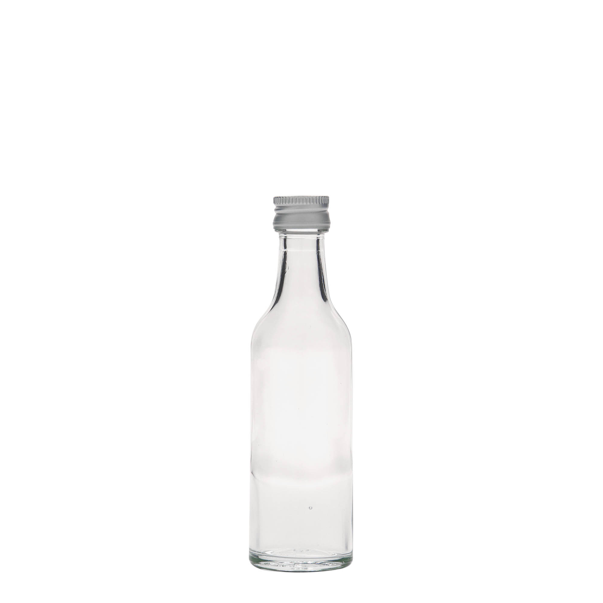 50 ml γυάλινο μπουκάλι με ίσιο λαιμό, στόμιο: PP 18 50 ml γυάλινο μπουκάλι με ίσιο λαιμό, στόμιο: PP 18