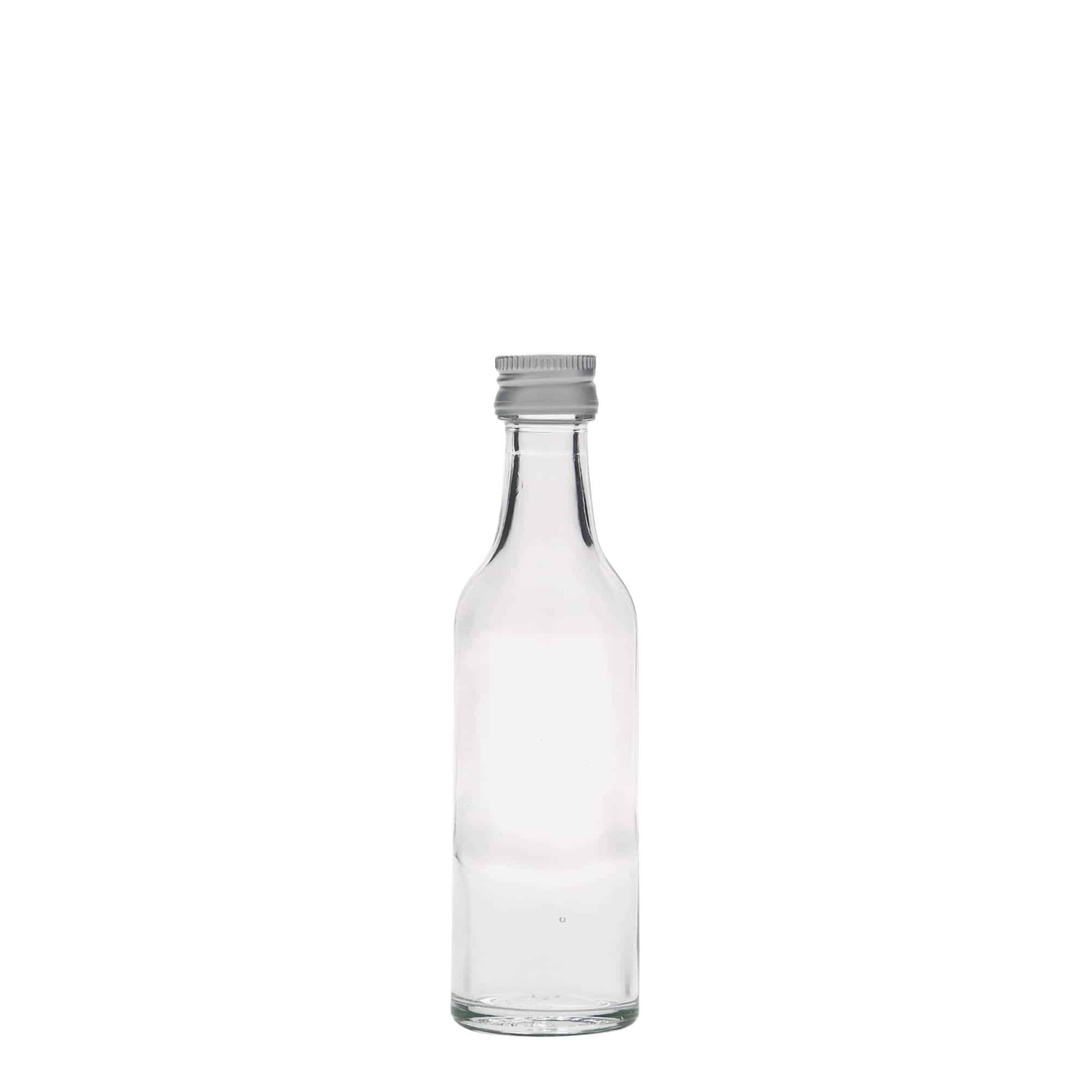 50 ml γυάλινο μπουκάλι με ίσιο λαιμό, στόμιο: PP 18 50 ml γυάλινο μπουκάλι με ίσιο λαιμό, στόμιο: PP 18