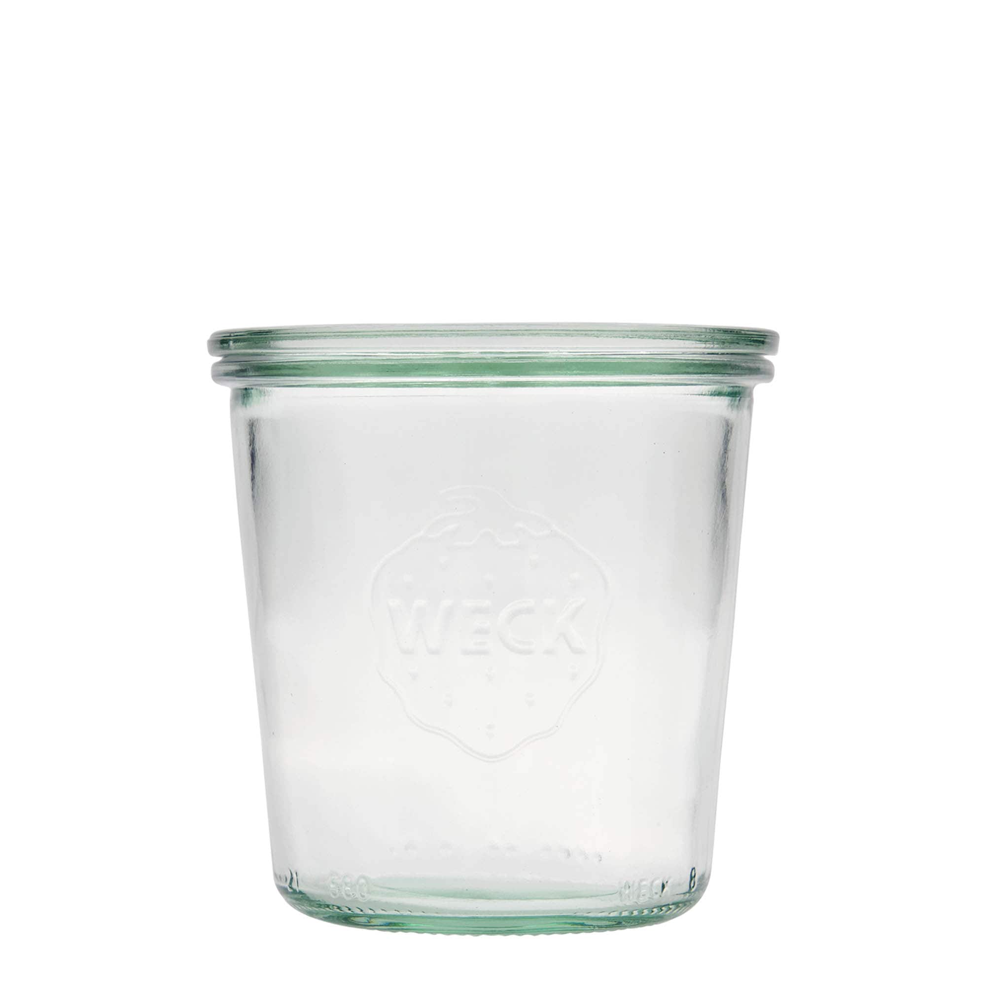 Κυλινδρικό βάζο WECK 580 ml, στόμιο: στρογγυλεμένο χείλος Κυλινδρικό βάζο WECK 580 ml, στόμιο: στρογγυλεμένο χείλος