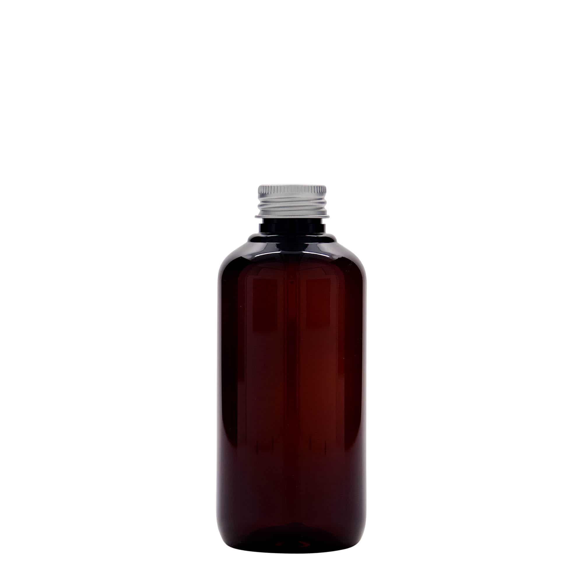 200 ml πλαστικό μπουκάλι ανακύκλωσης 'Victor's Best', PCR, καφέ, στόμιο: 24/410