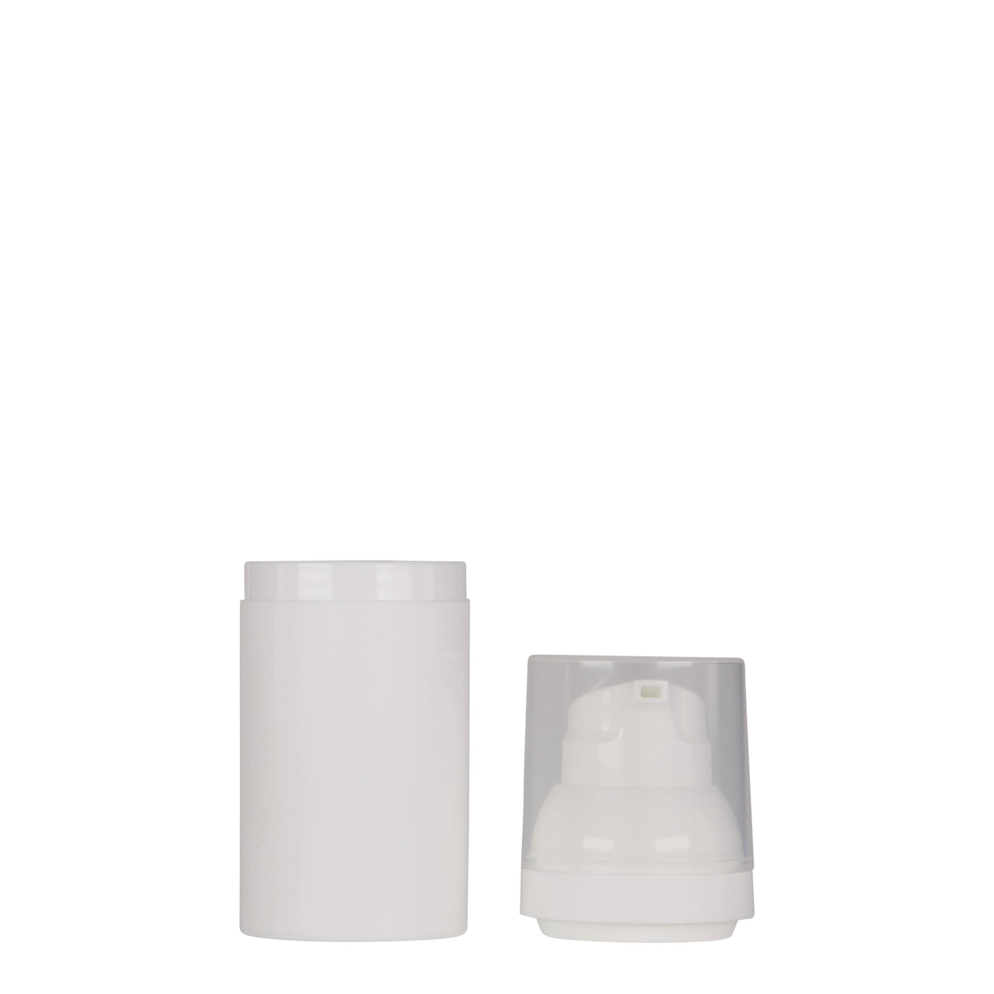 30 ml Airless διανομέας 'Mezzo', πλαστικό PP, λευκό 30 ml Airless διανομέας 'Mezzo', πλαστικό PP, λευκό