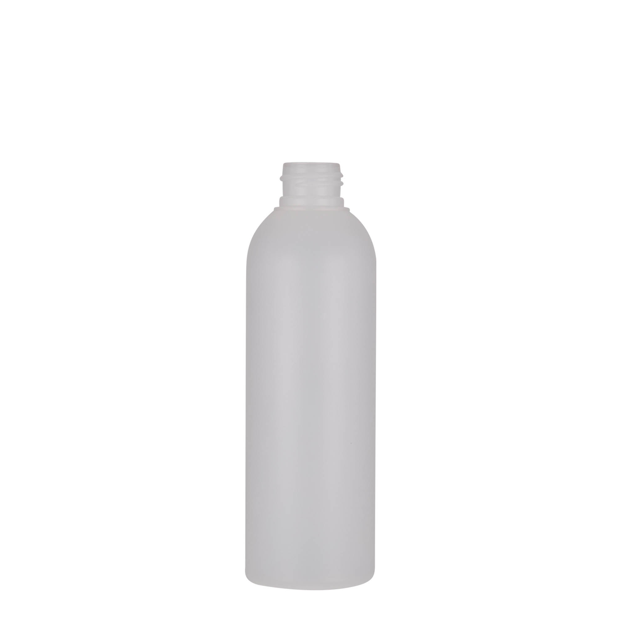 200 ml πλαστικό μπουκάλι 'Tuffy', HDPE, φυσικό, στόμιο: 24/410 200 ml πλαστικό μπουκάλι 'Tuffy', HDPE, φυσικό, στόμιο: 24/410