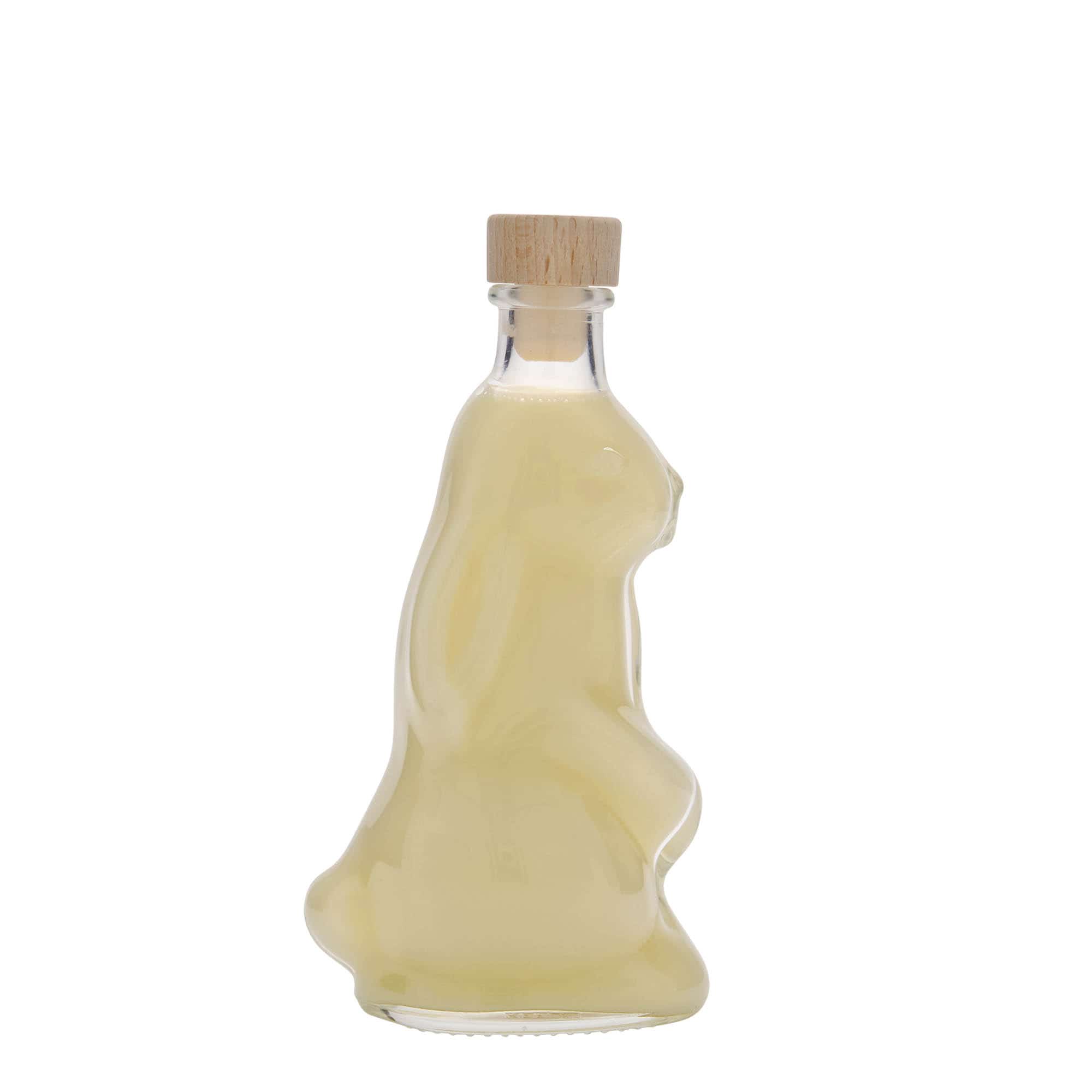 Γυάλινο μπουκάλι 'Λαγός' 200 ml, στόμιο: φελλός