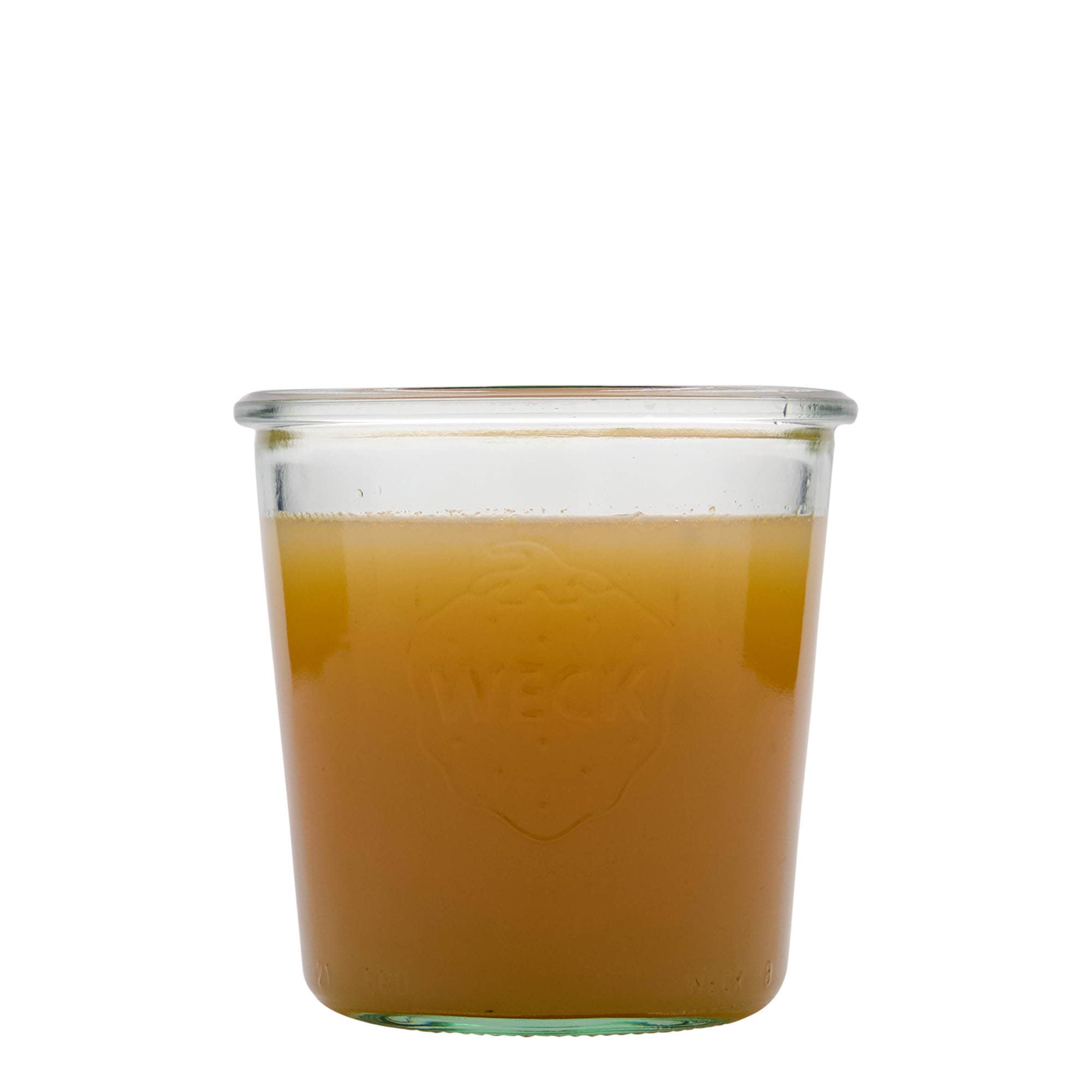 580 ml βάζο WECK με ευθεία τομή, στόμιο: στρογγυλή άκρη