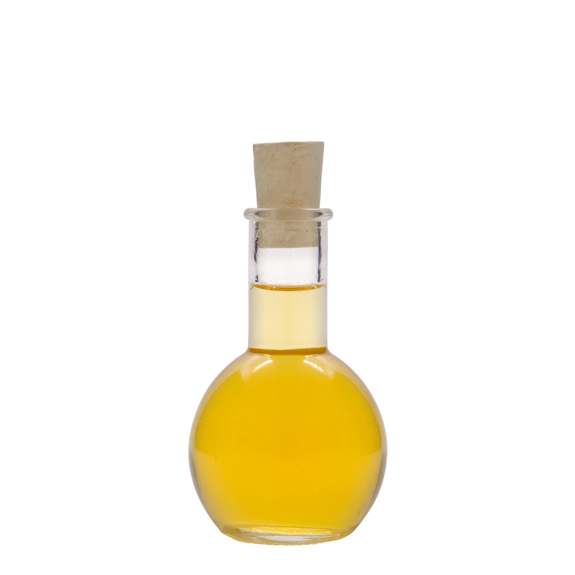 100 ml γυάλινο μπουκάλι 'Tulipano', στόμιο: φελλός