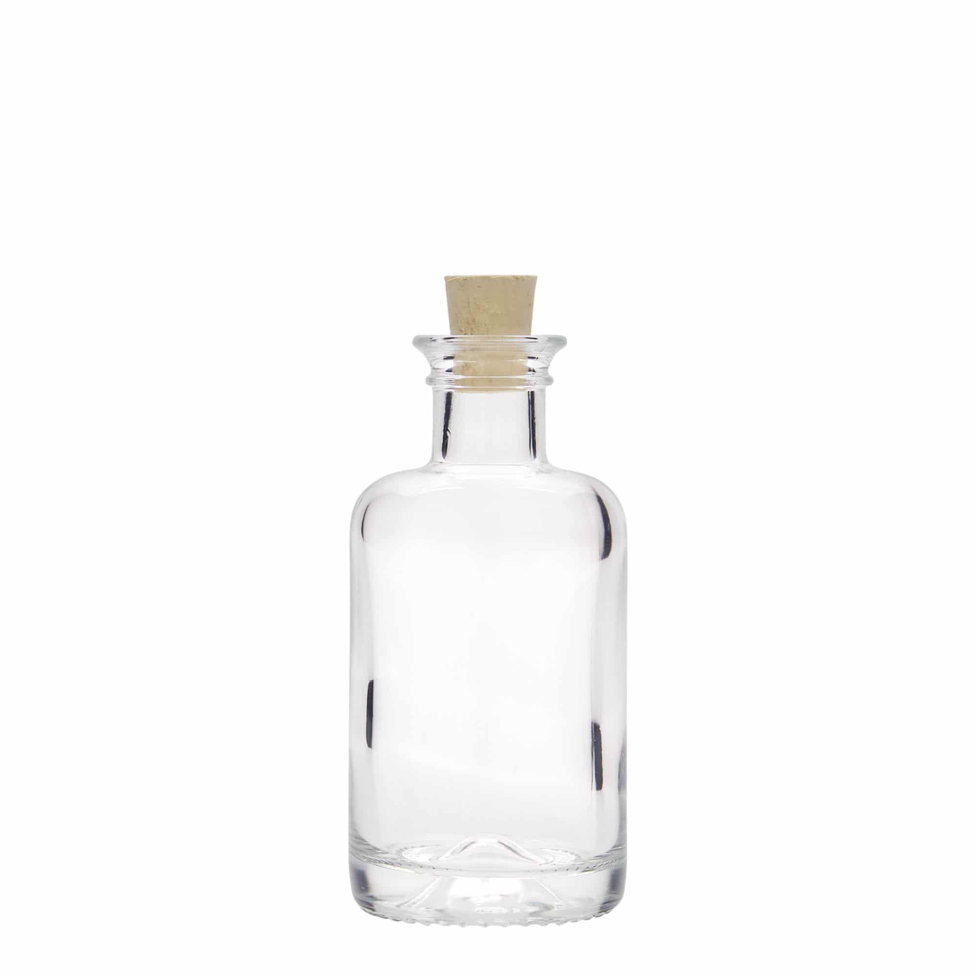 100 ml γυάλινο μπουκάλι φαρμακοποιού, στόμιο: φελλός 100 ml γυάλινο μπουκάλι φαρμακοποιού, στόμιο: φελλός