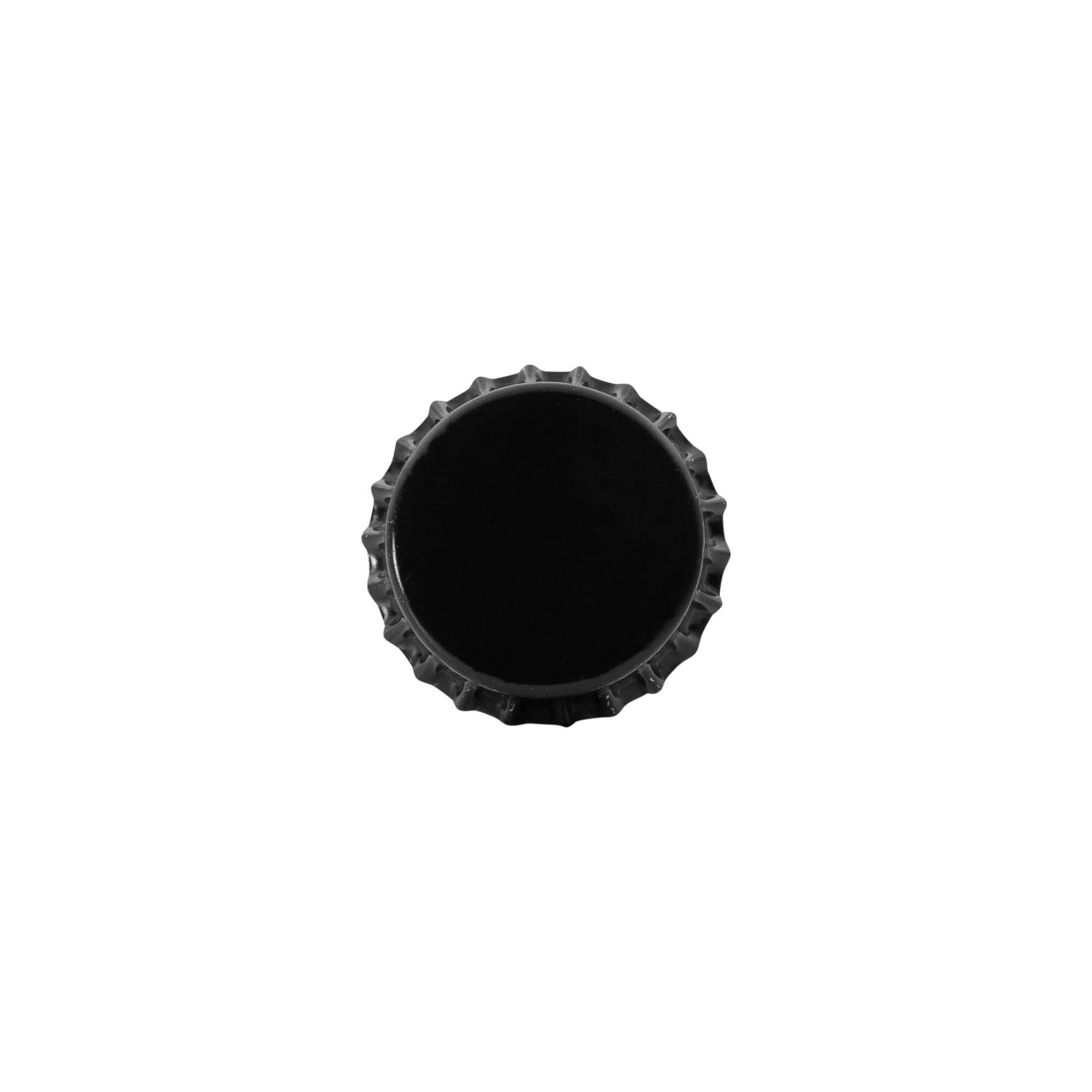 Καπάκια μπουκαλιών 29 mm, μέταλλο, μαύρο