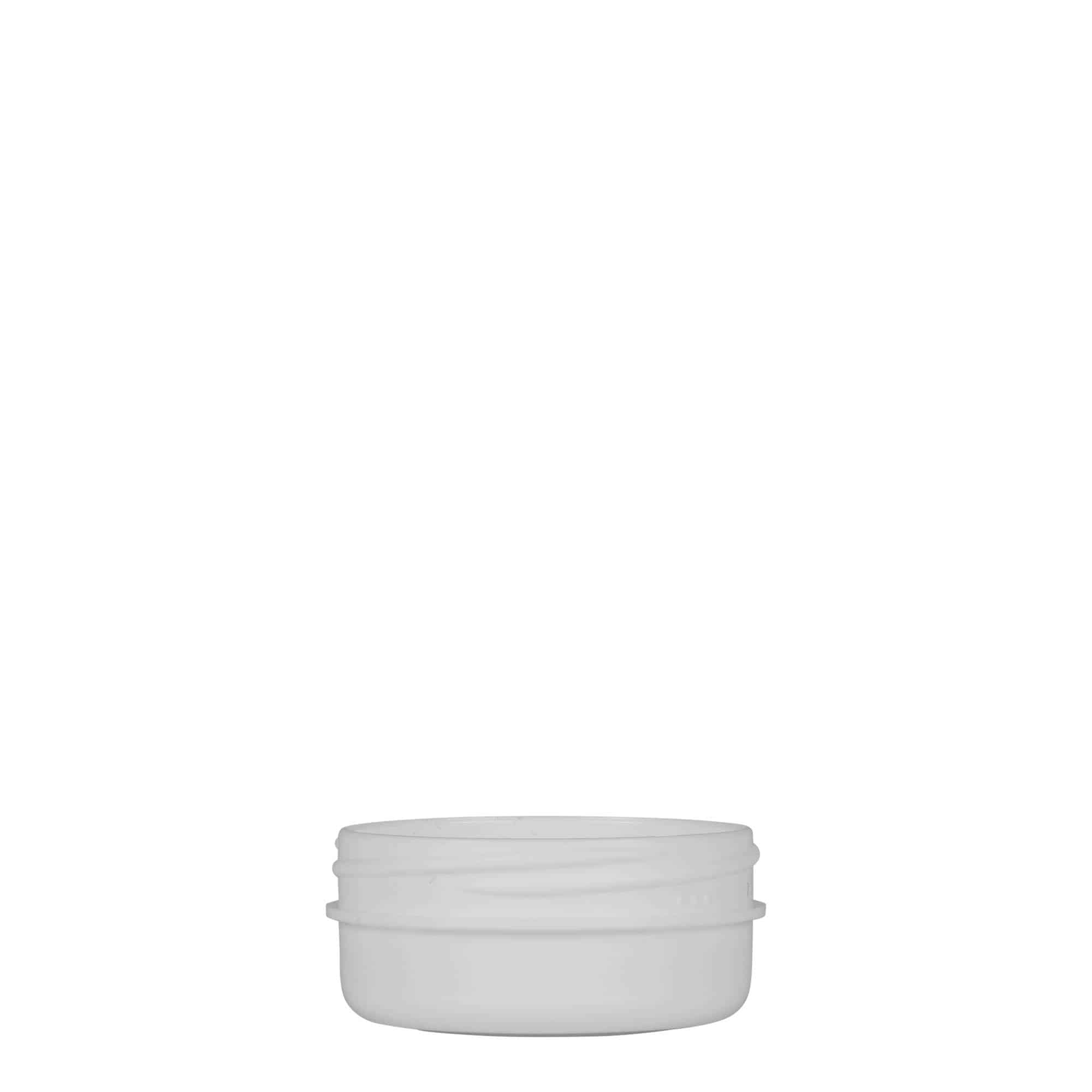 Πλαστικό βάζο 'White Line' 12 ml, PP, λευκό, στόμιο: βιδωτό πώμα