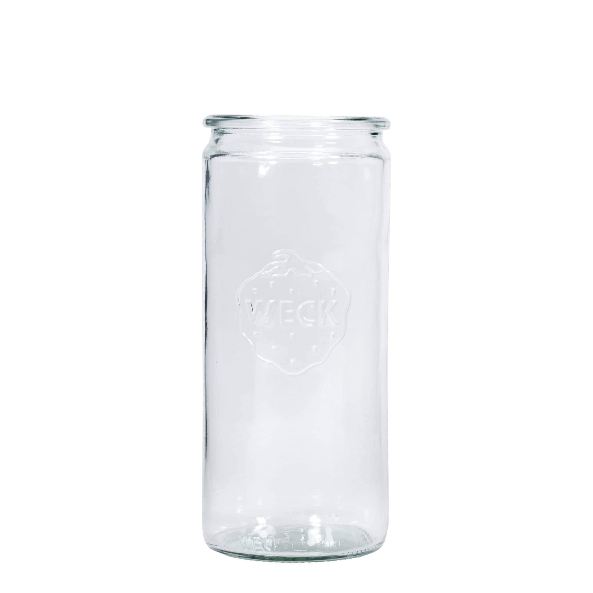 1.040 ml WECK-γυάλινο κυλινδρικό δοχείο, στόμιο: στρογγυλή άκρη