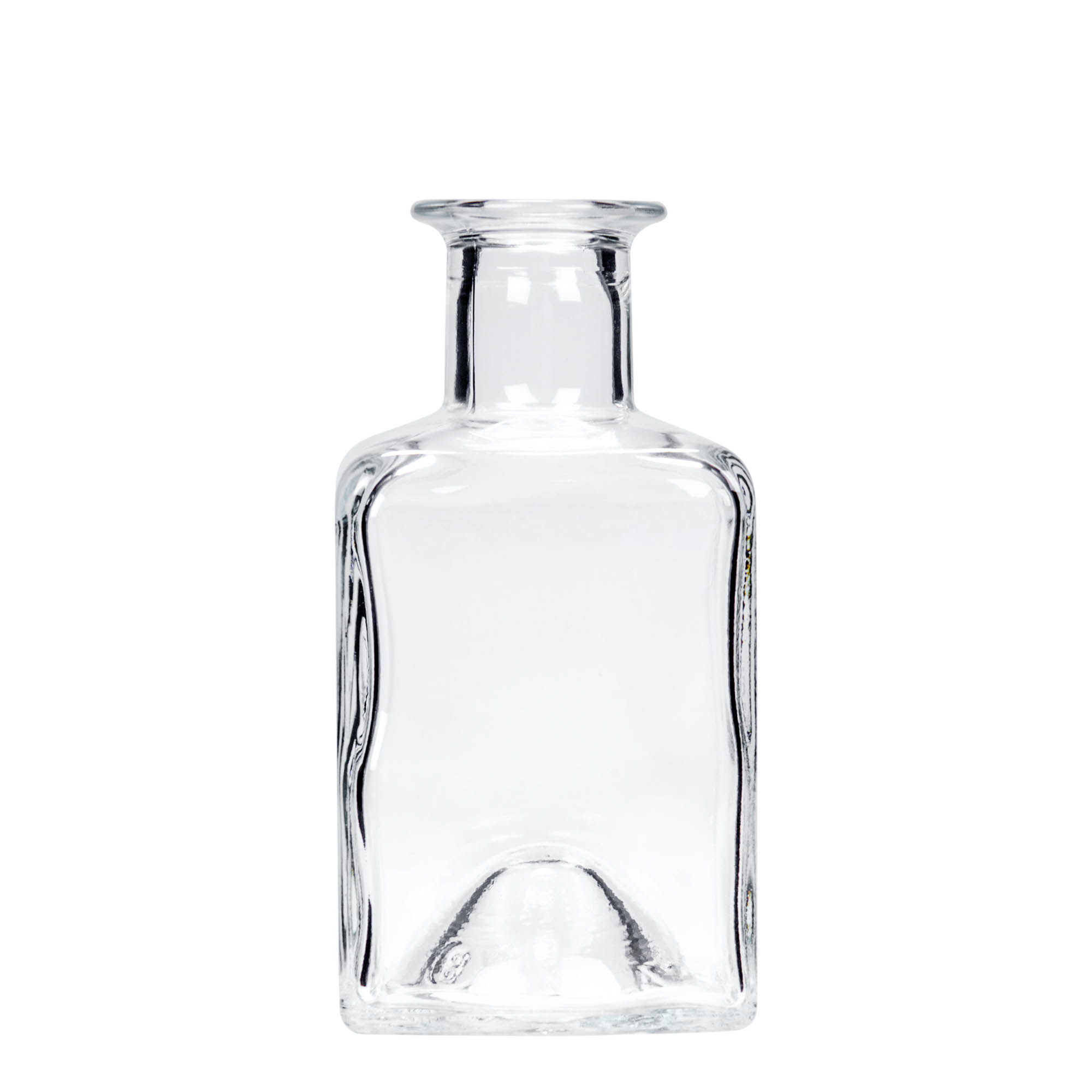 200 ml γυάλινο μπουκάλι 'Kubica', τετράγωνο, στόμιο: φελλός