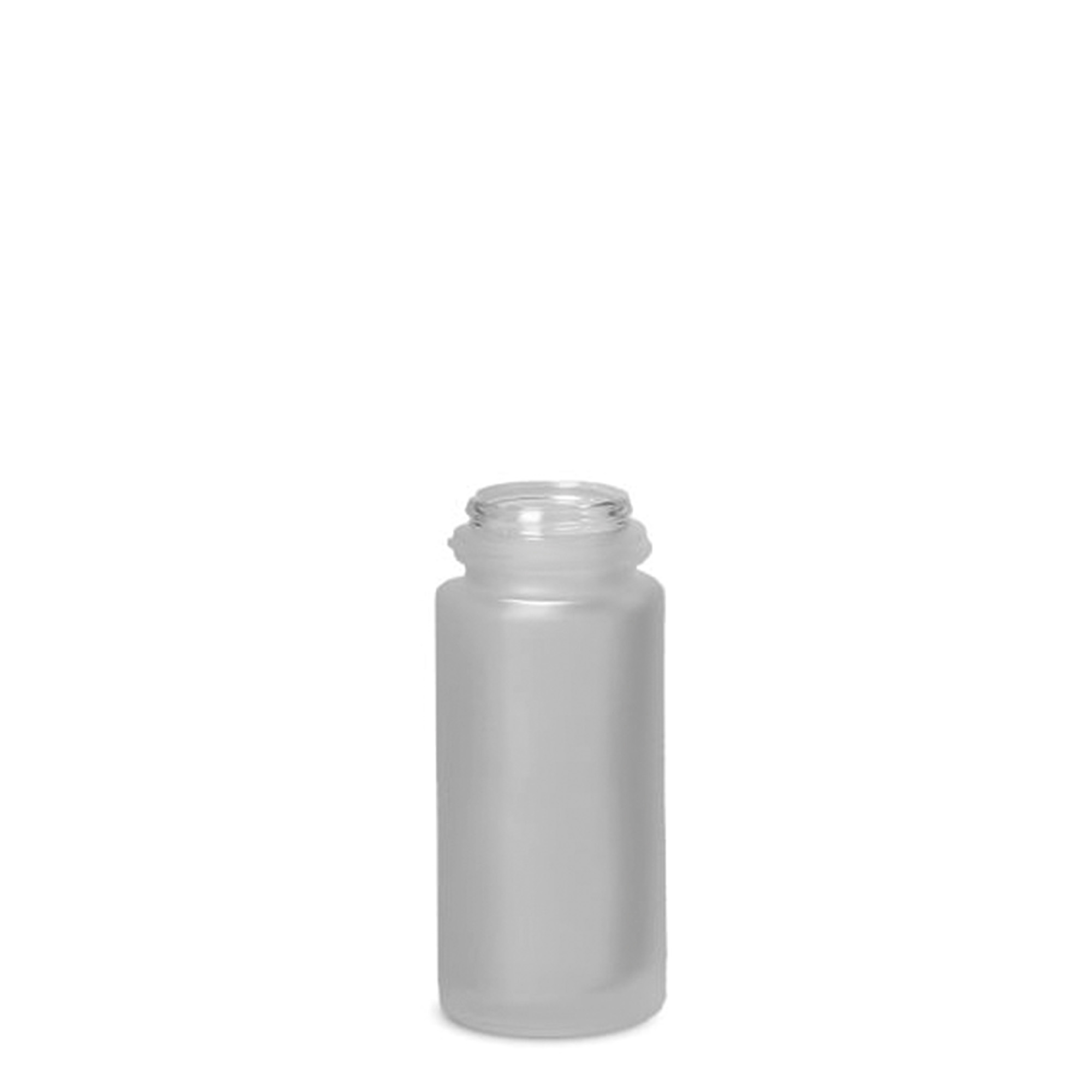 50 ml φιάλη roll-on, γυάλινη, παγωμένη, στόμιο: βιδωτό καπάκι