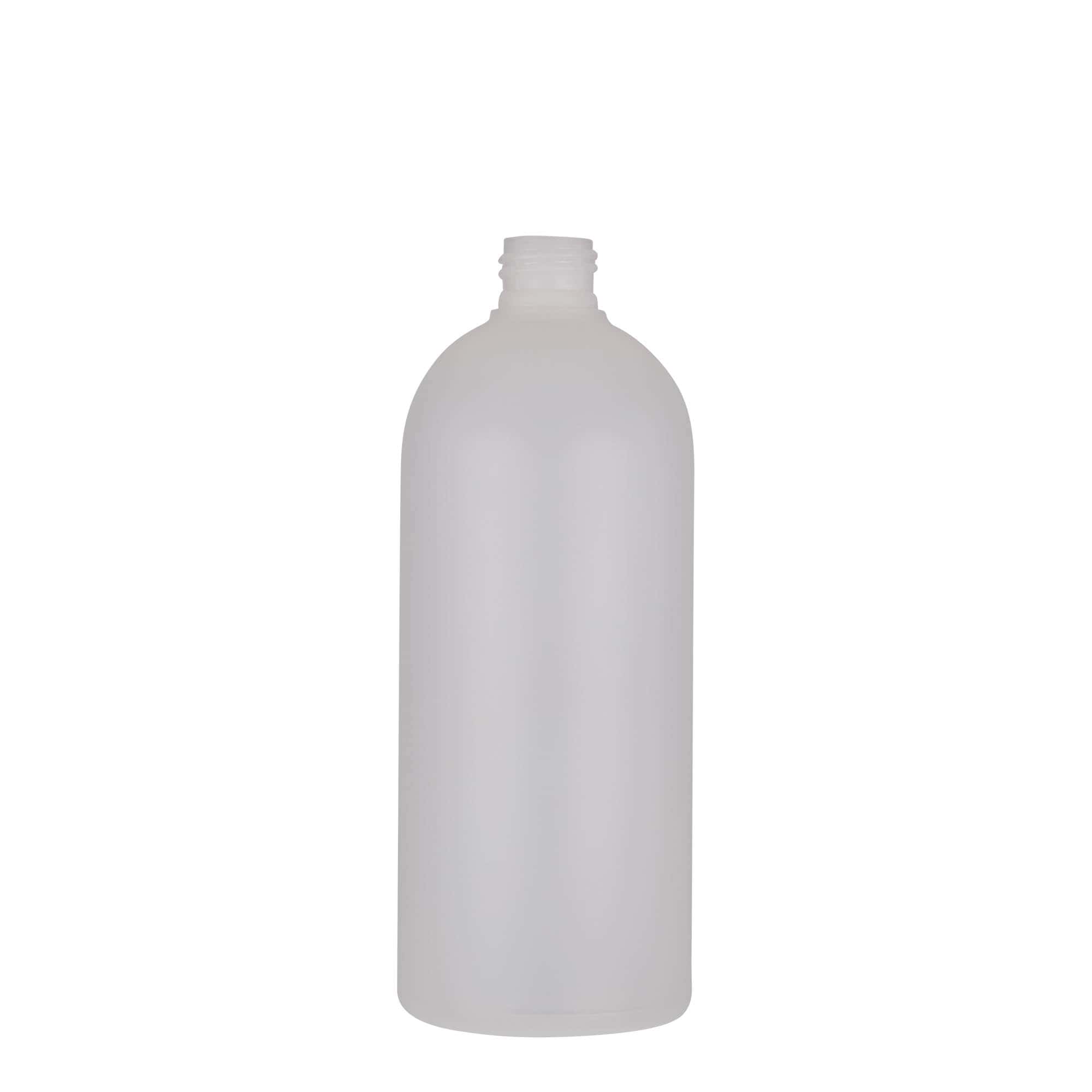 500 ml πλαστικό μπουκάλι 'Tuffy', HDPE, φυσικό, στόμιο: 24/410 500 ml πλαστικό μπουκάλι 'Tuffy', HDPE, φυσικό, στόμιο: 24/410