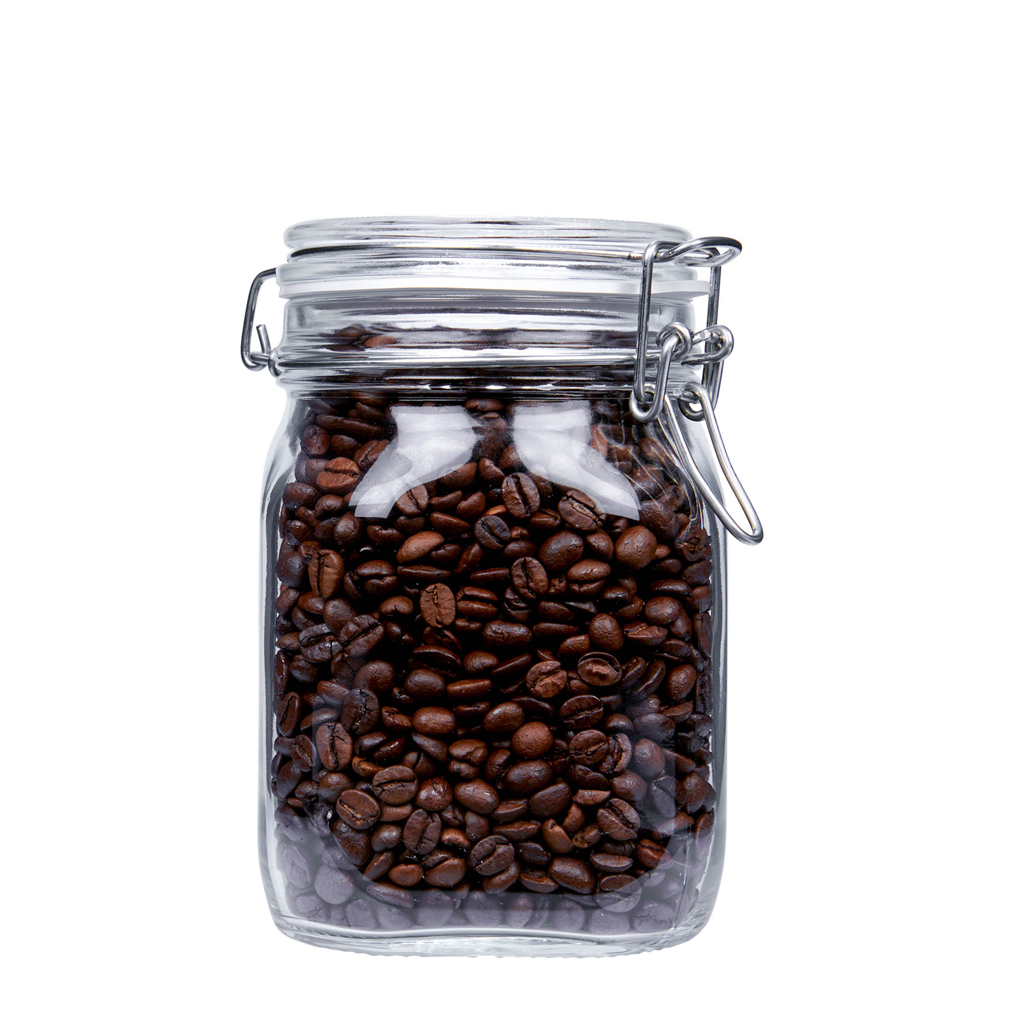 1.000 ml βάζο με σύρμα κλεισίματος 'Fido', τετράγωνο, στόμιο: κλείσιμο με σύρμα 1.000 ml βάζο με σύρμα κλεισίματος 'Fido', τετράγωνο, στόμιο: κλείσιμο με σύρμα